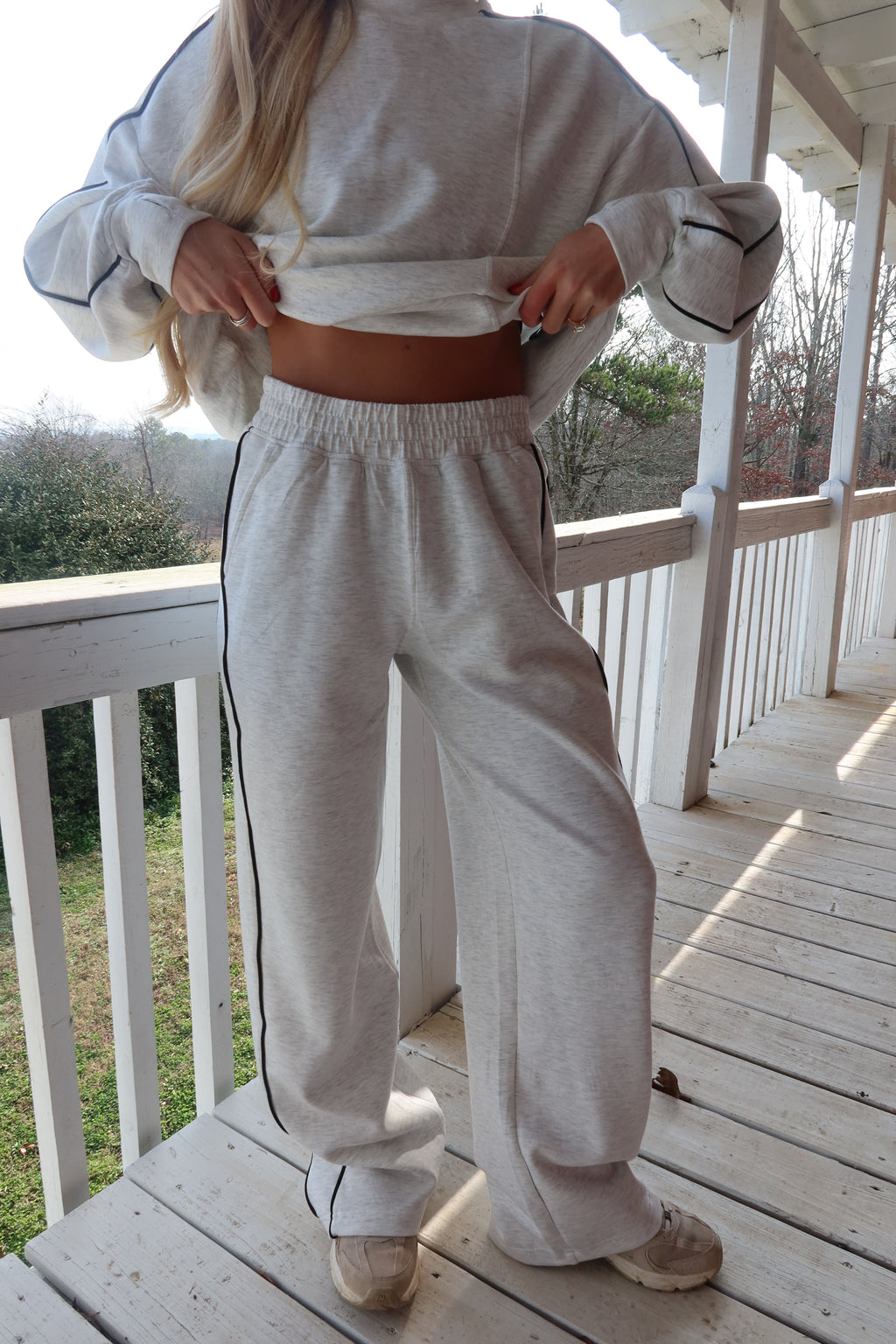 Morning Fog Straight Leg Pants
