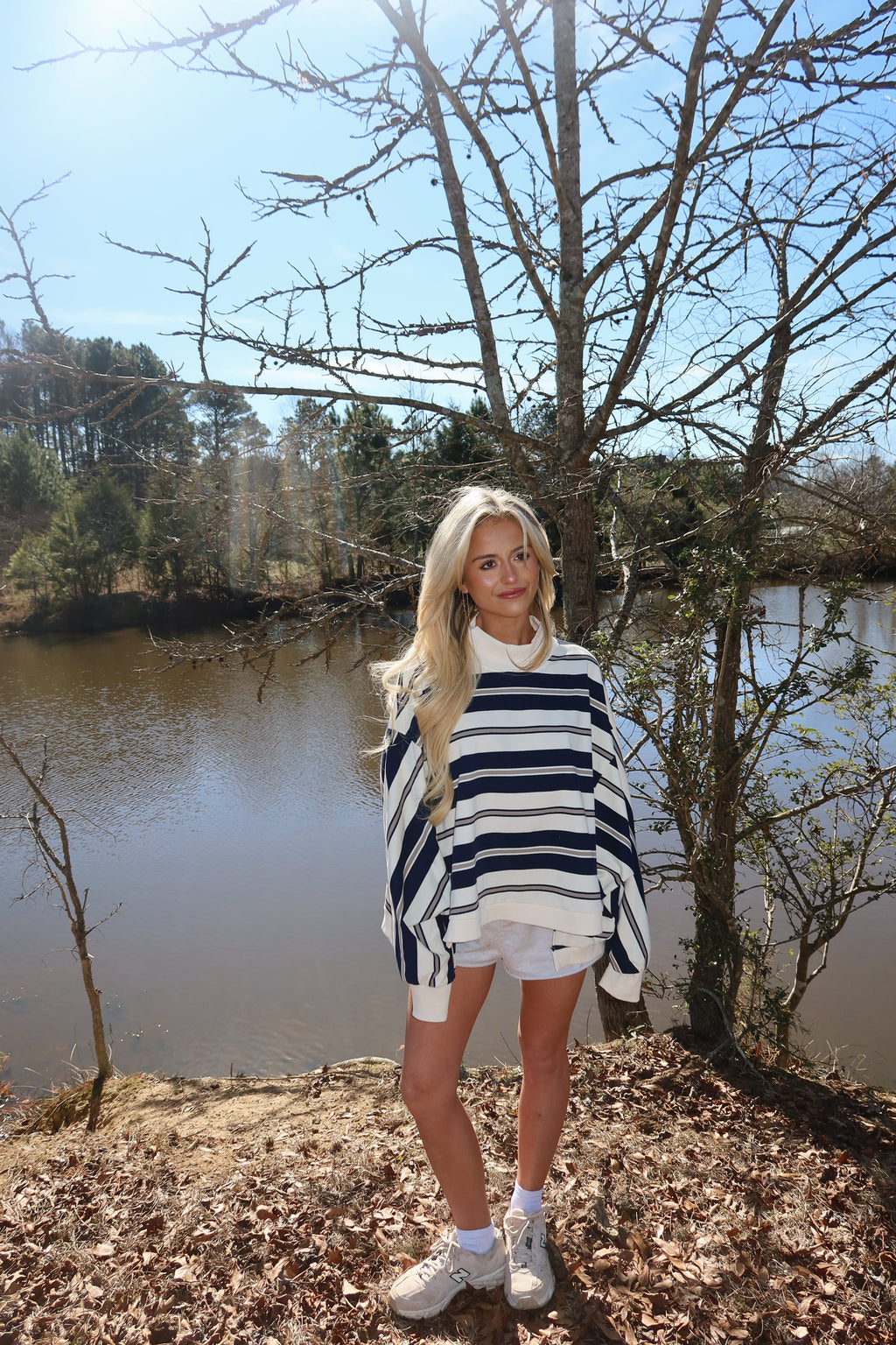 Varsity Mock neck (Navy)