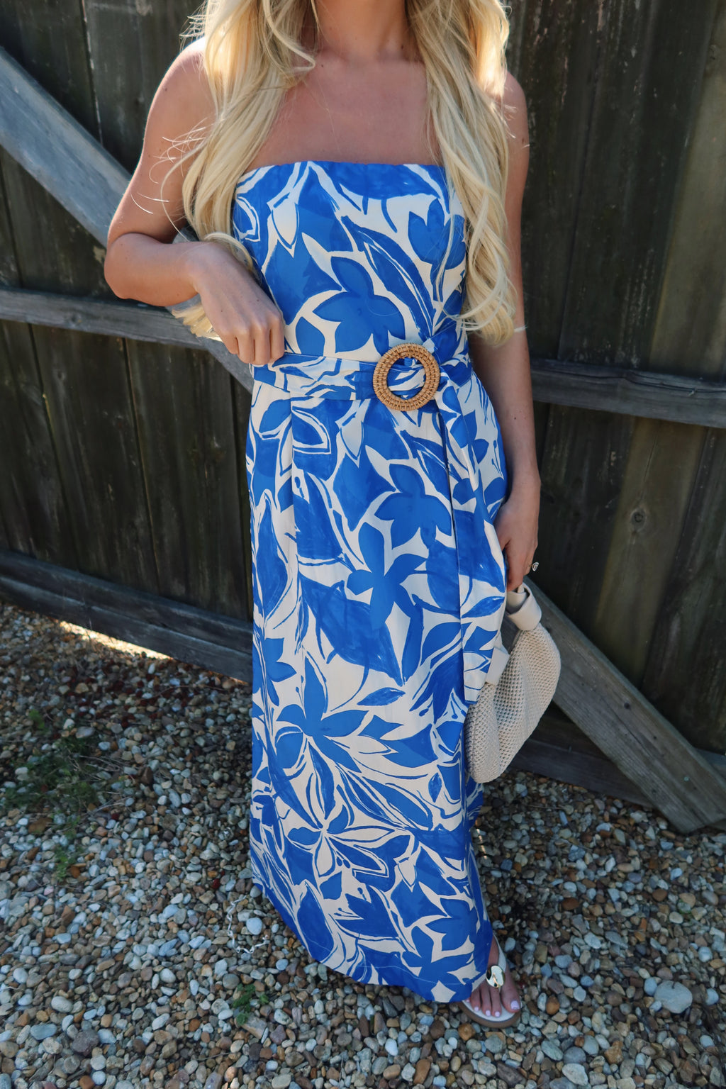 Mykonos Belted Maxi Dress