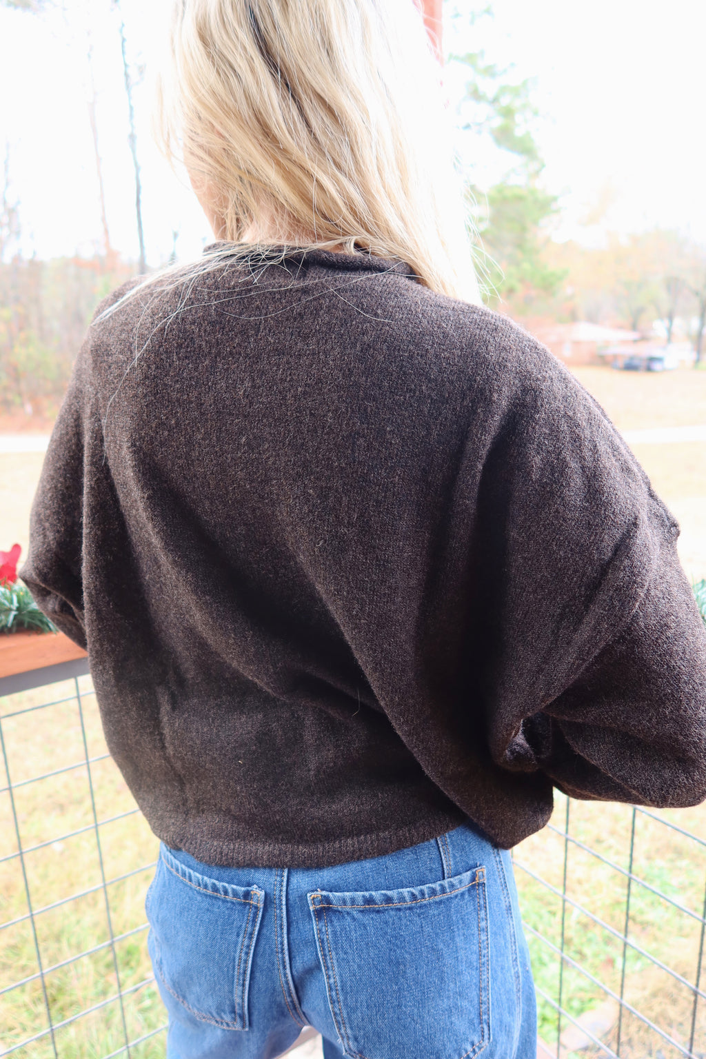 Clara Cardigan (Chocolate)