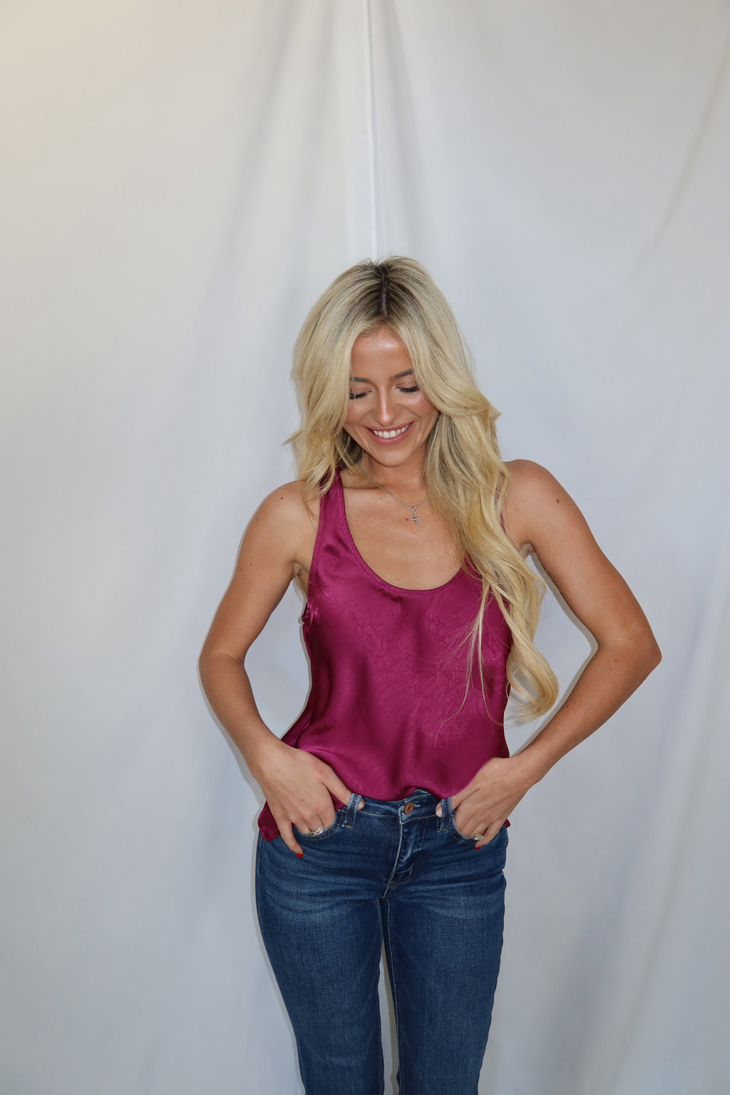 Bree Crushed Satin Top