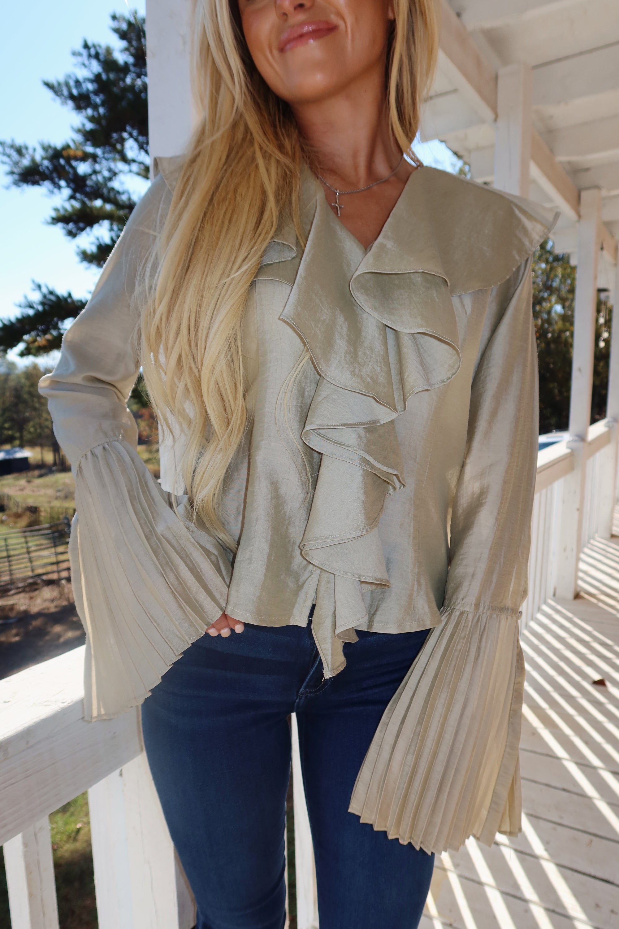 Champagne Toast Blouse