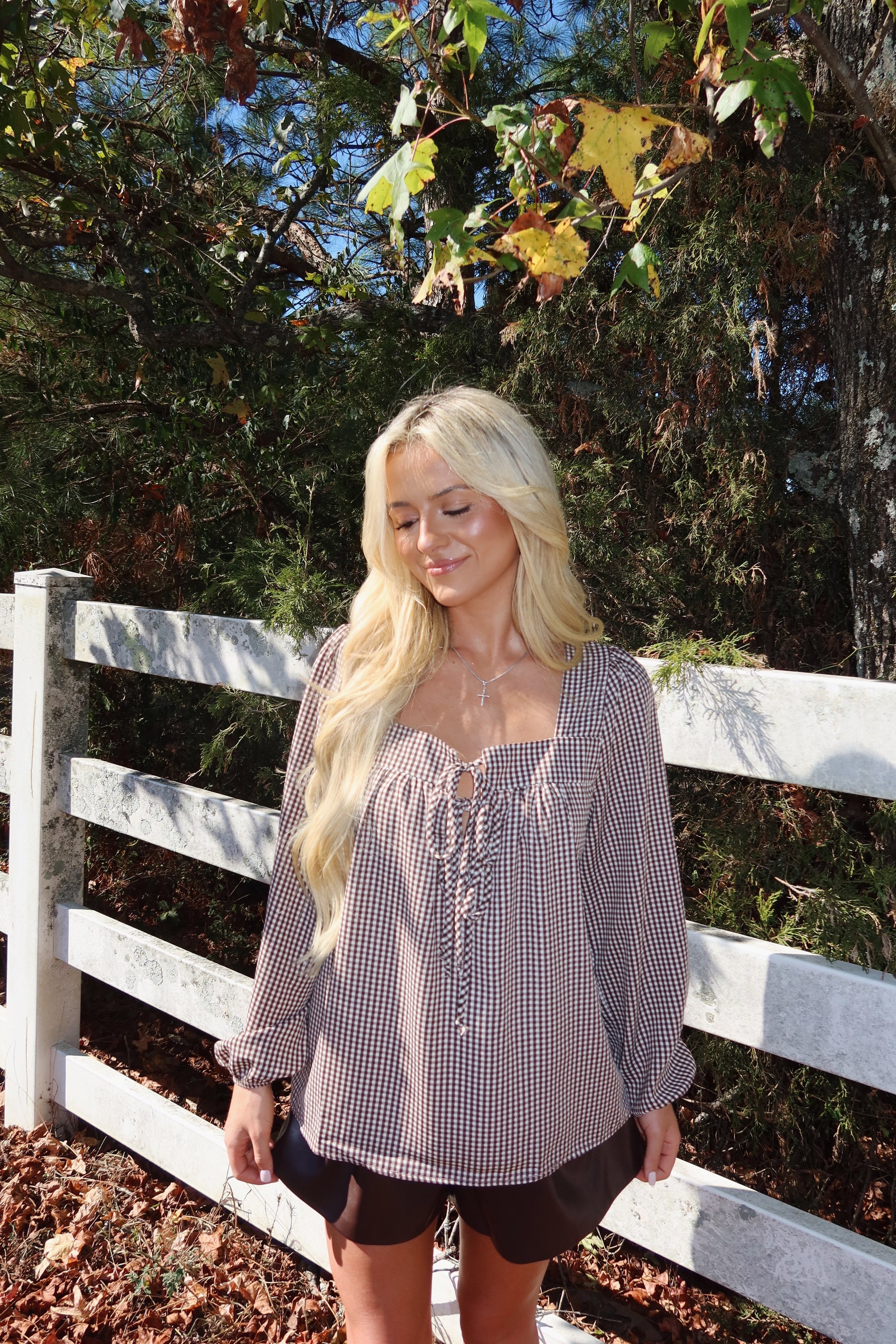 Scarlett Gingham Blouse