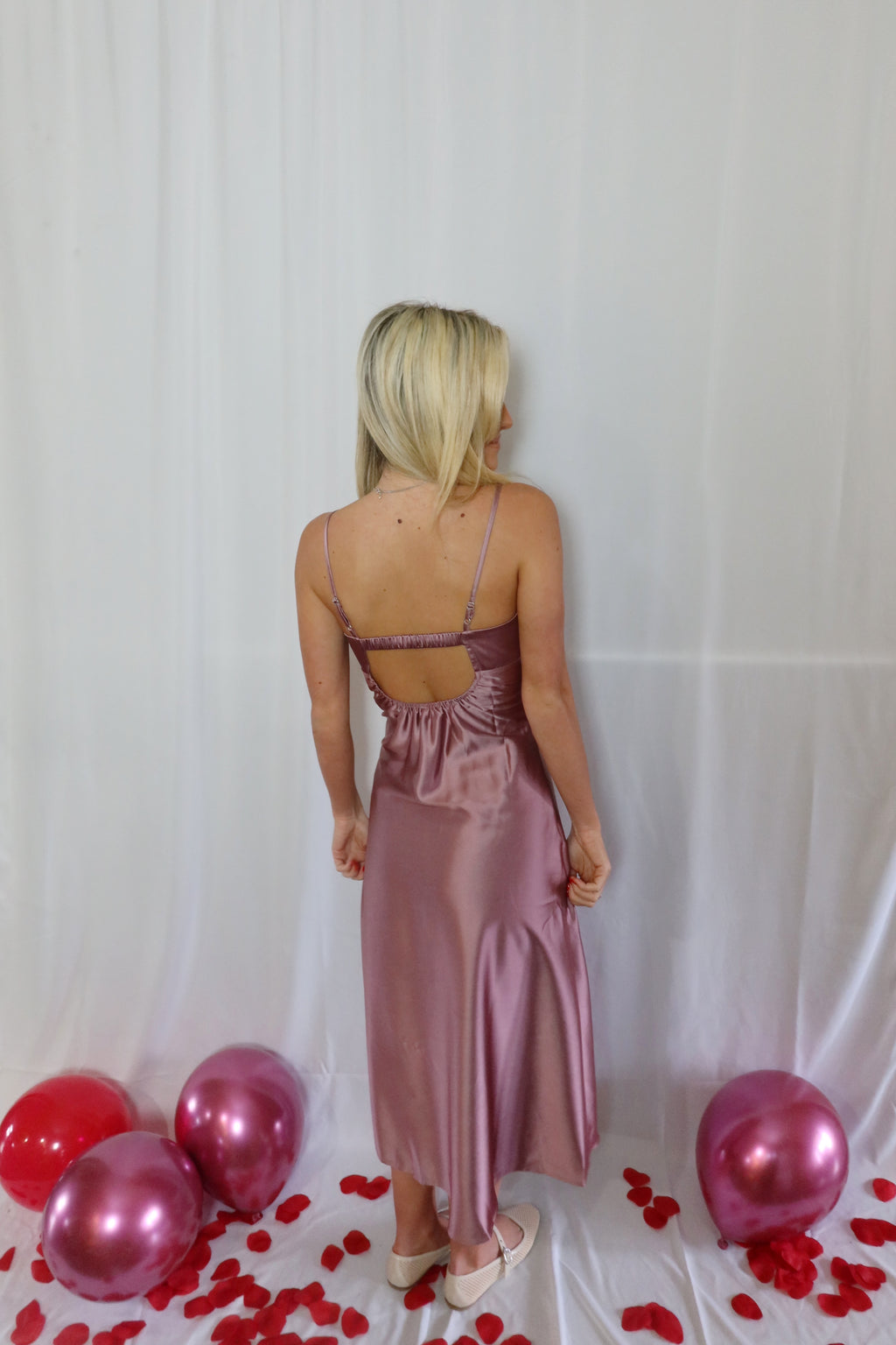 Date Night Slip midi dress