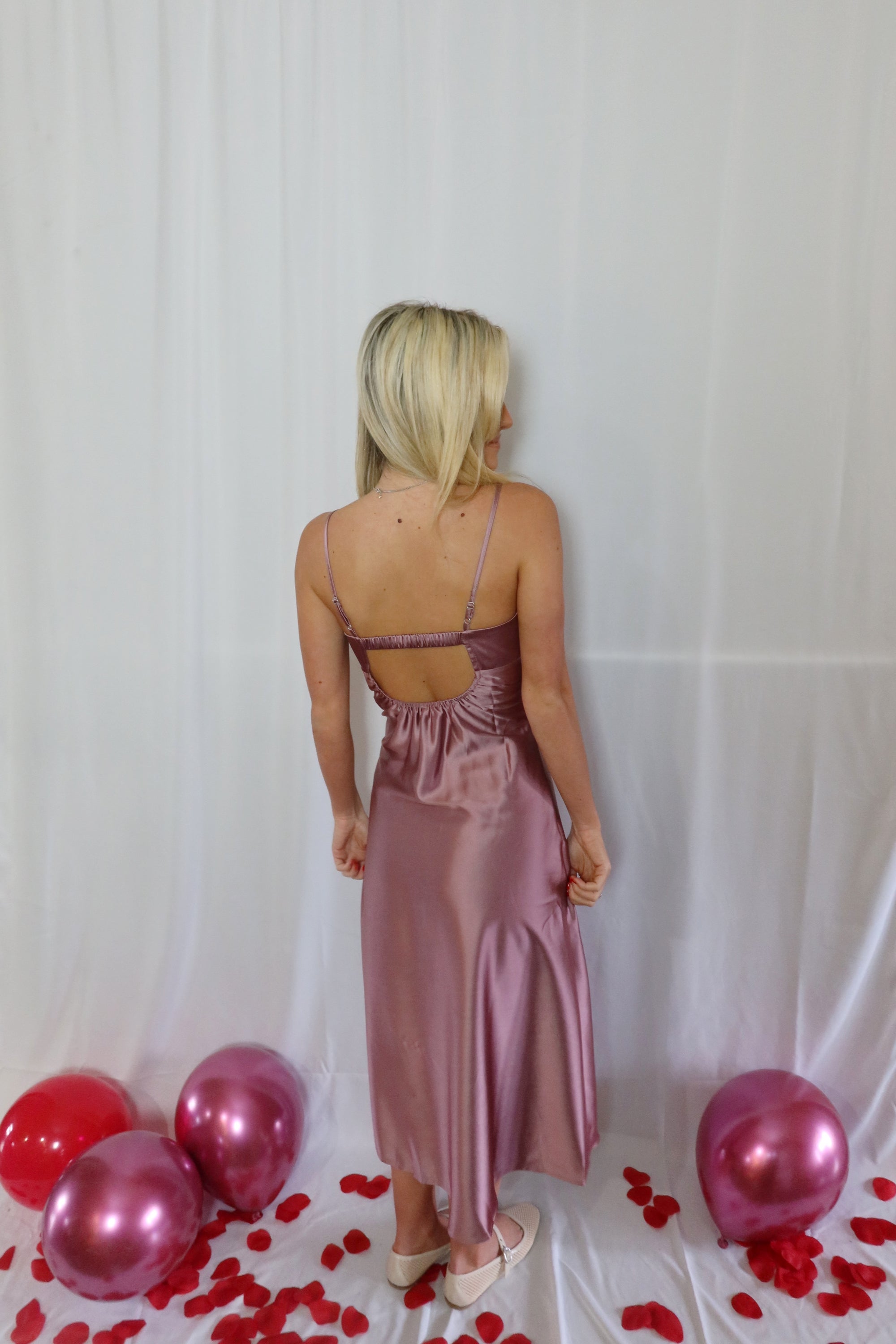 Date Night Slip midi dress