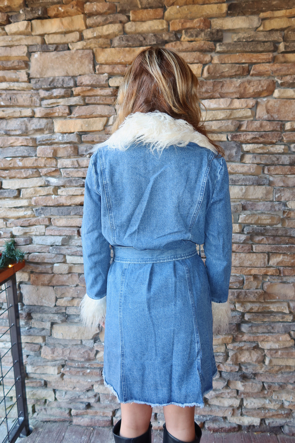 The Winter Blues Denim Coat