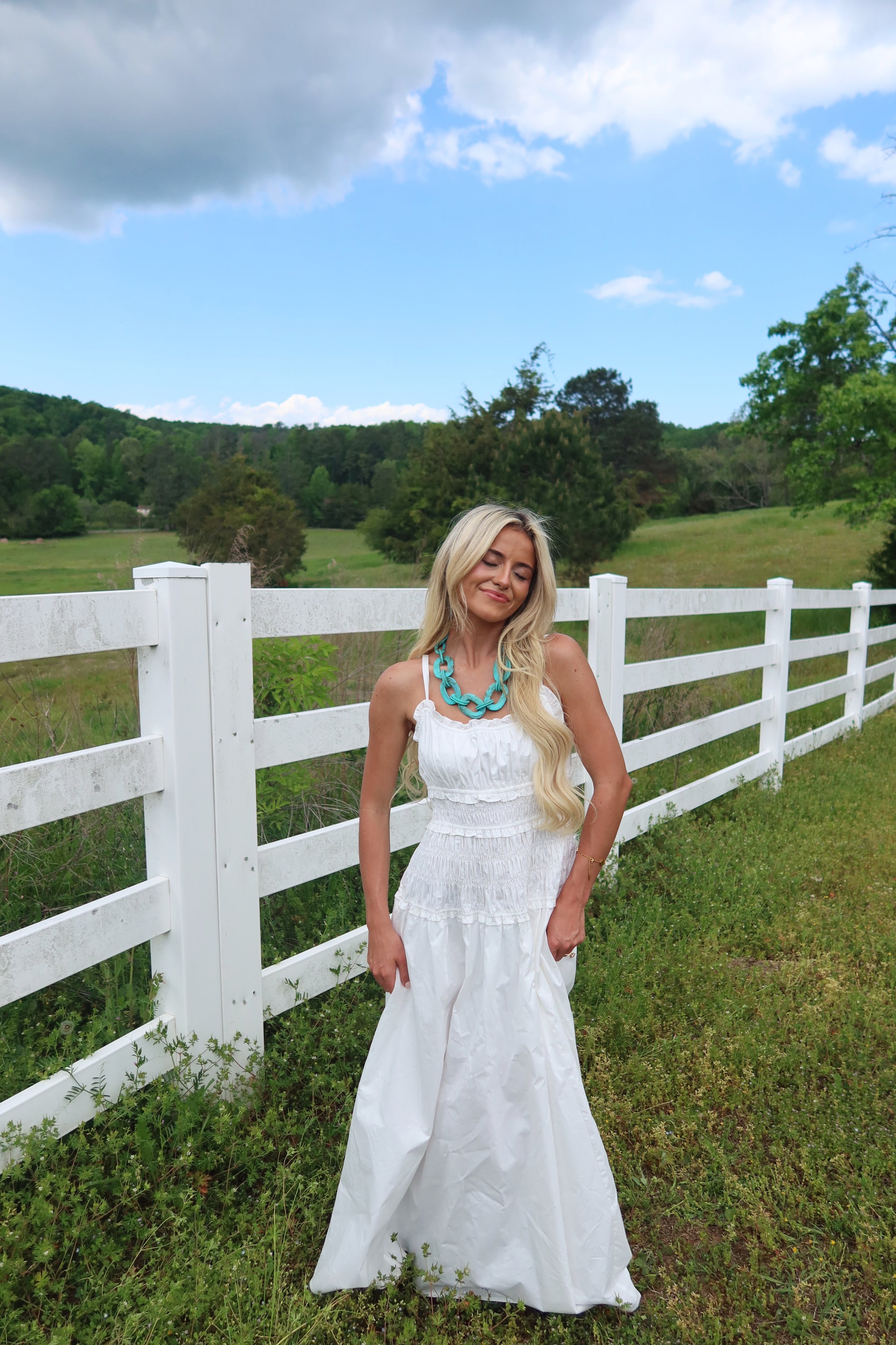 Marcie Smocked Maxi Dress