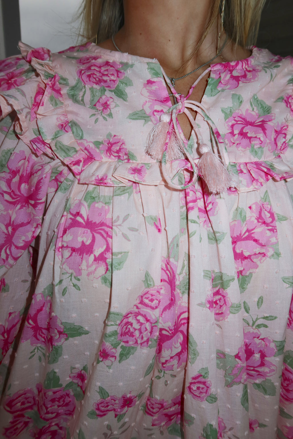 Alivia Floral Ruffle Blouse