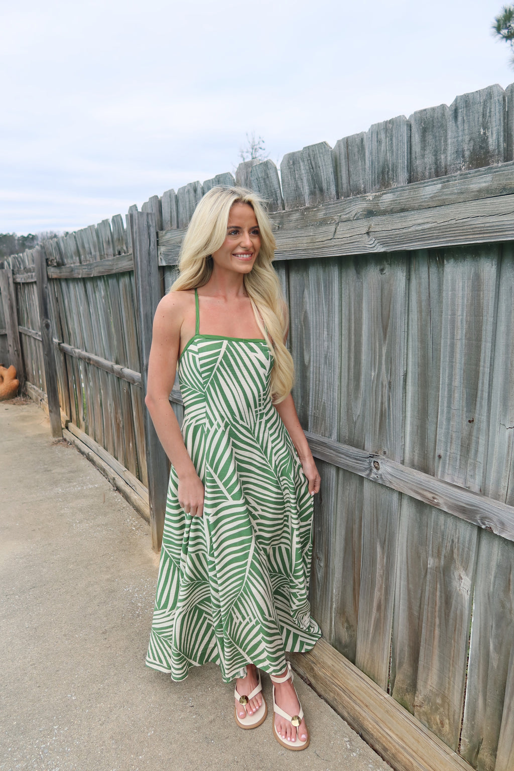The Emerald Escape Handkerchief Dress