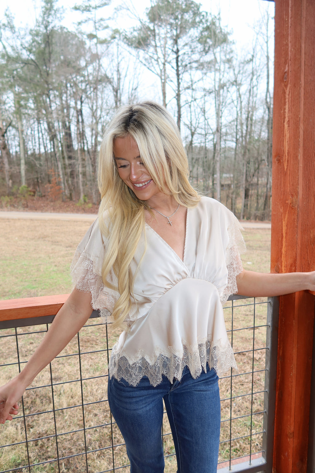 Ivory Muse Blouse