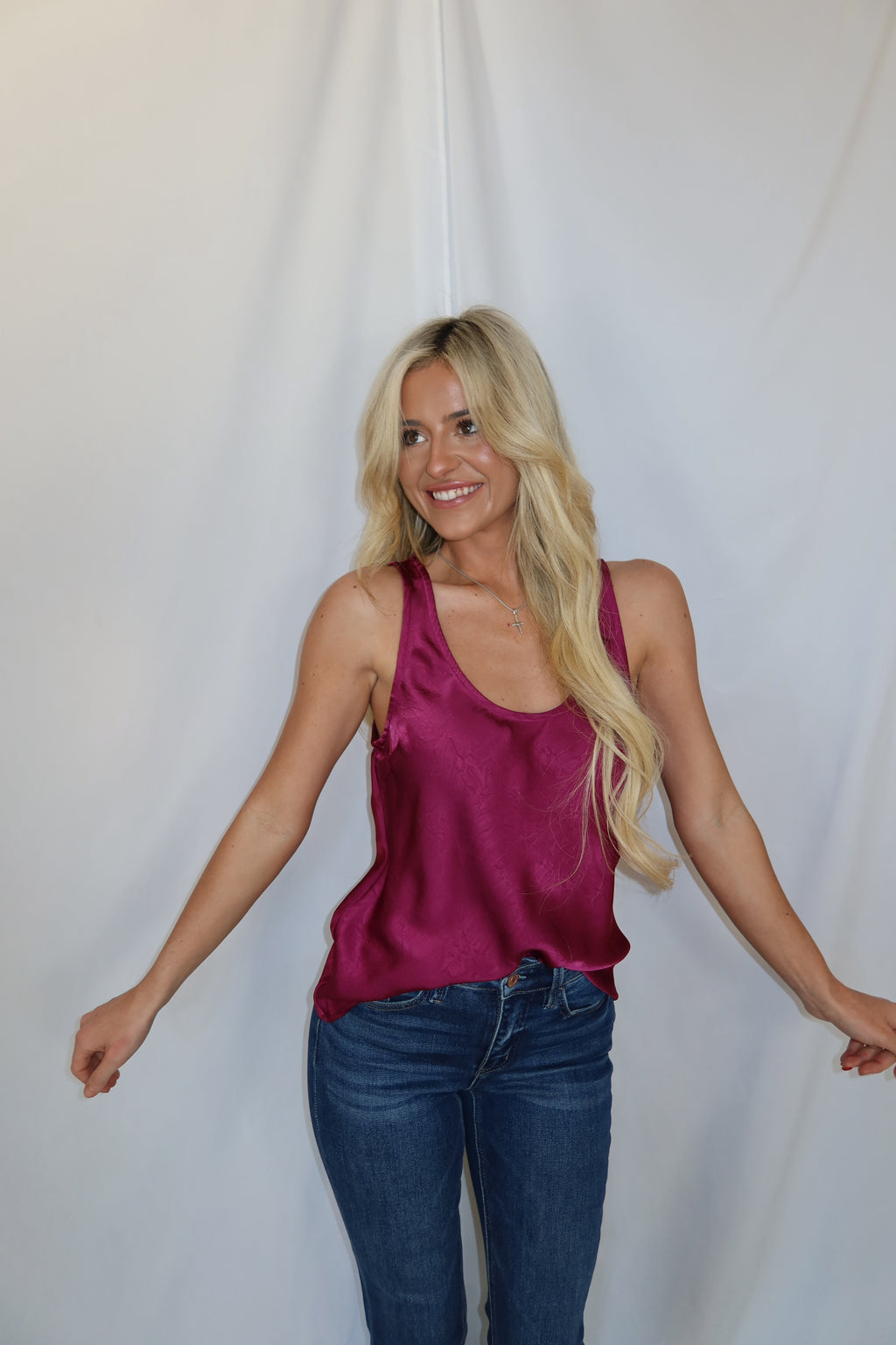 Bree Crushed Satin Top