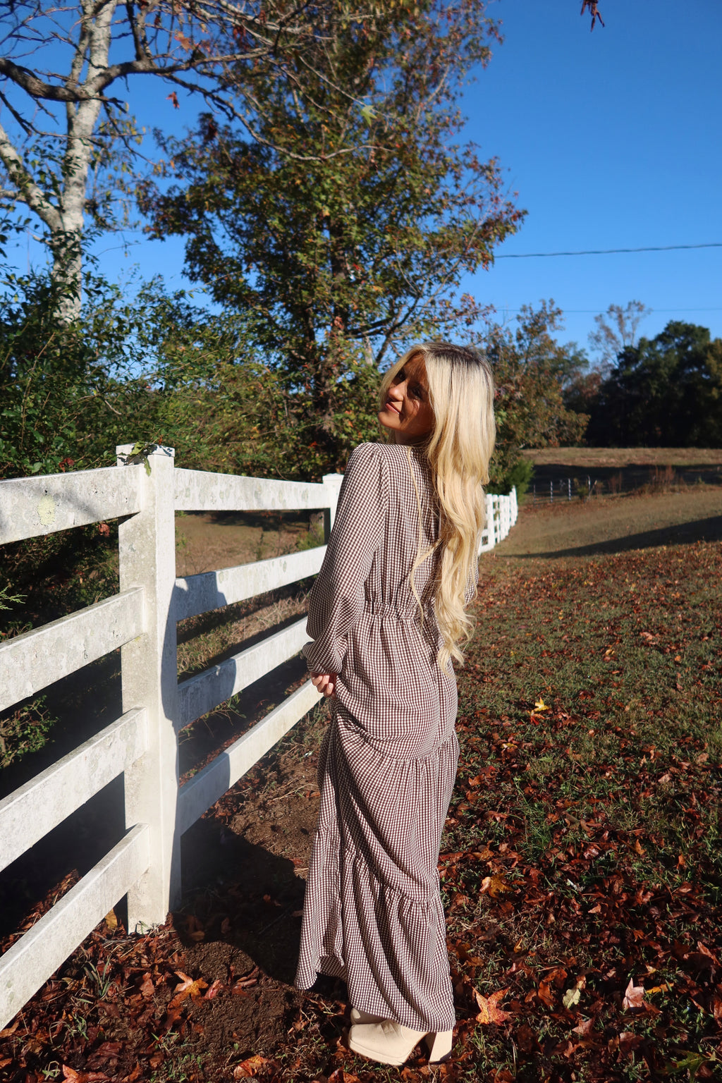 The Sable Check Dress