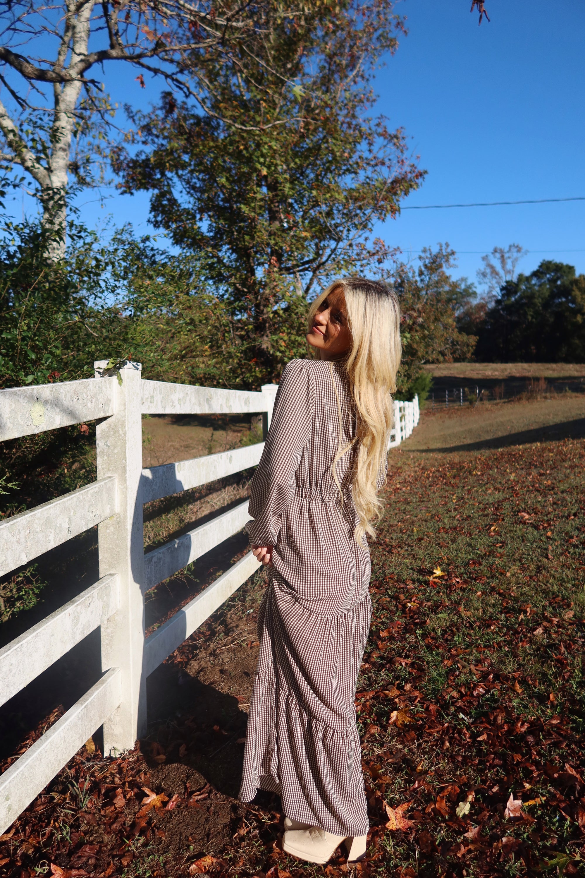 The Sable Check Dress