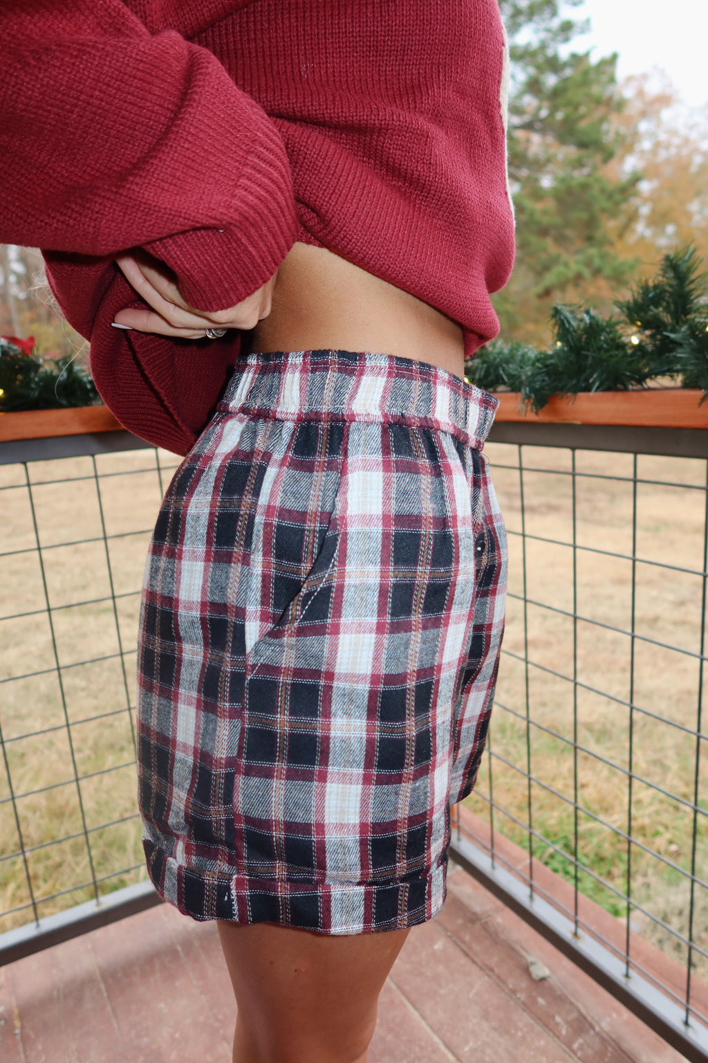 Plaid Boxer Shorts