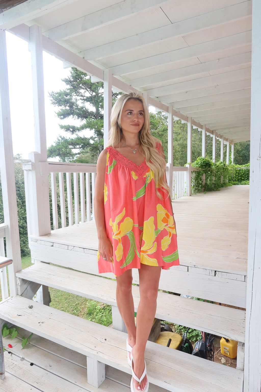 Sylvia Floral Swing Dress