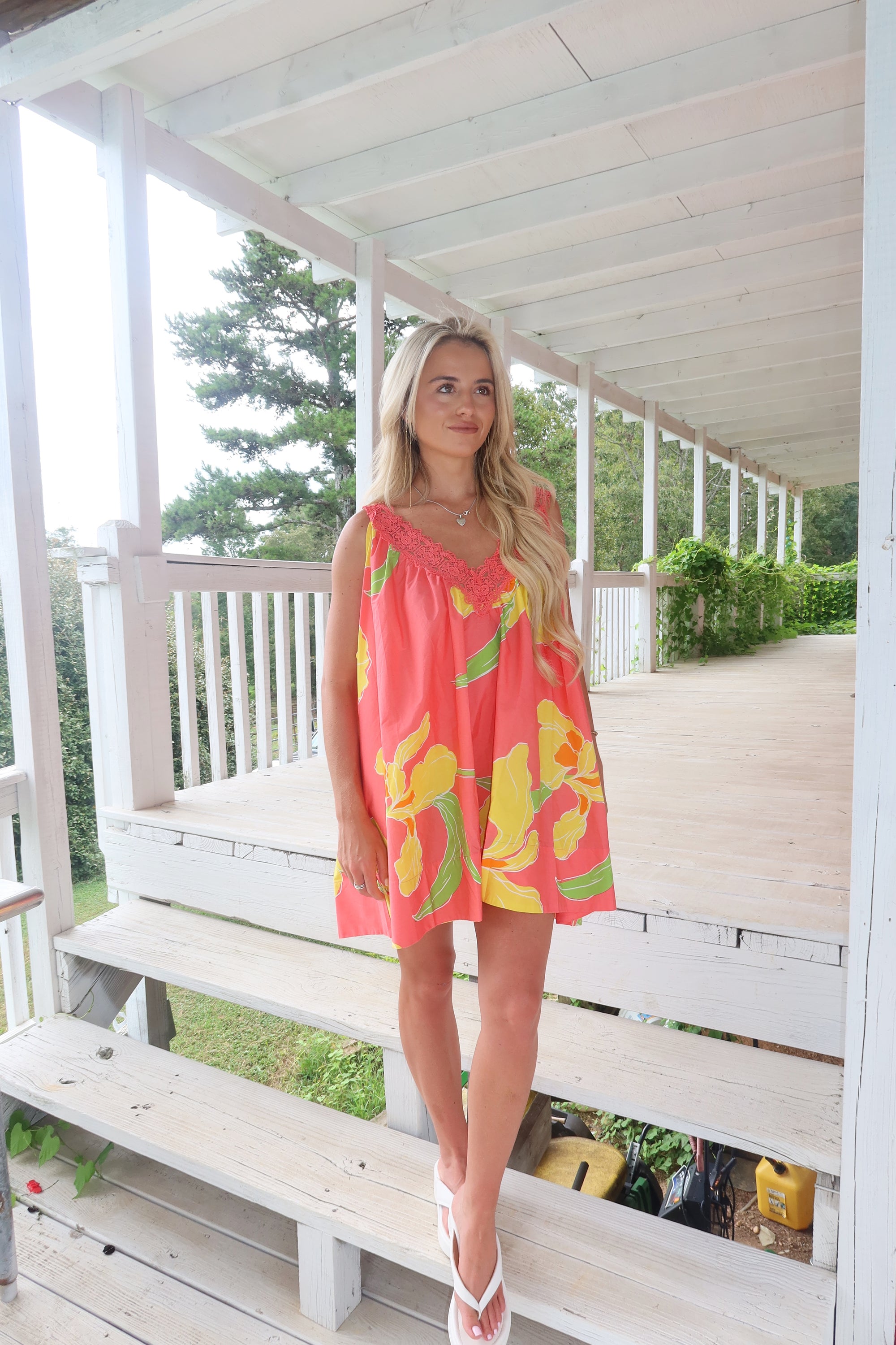 Sylvia Floral Swing Dress