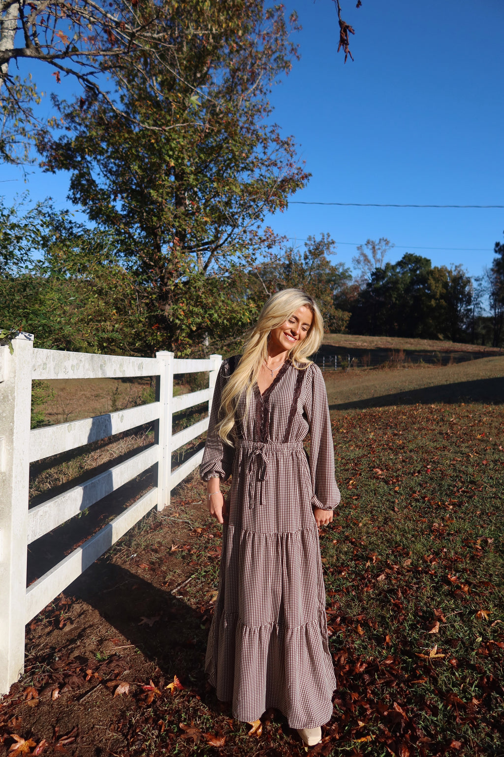 The Sable Check Dress