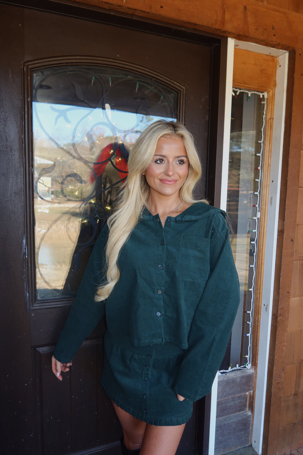 Hunter Corduroy Skirt Set