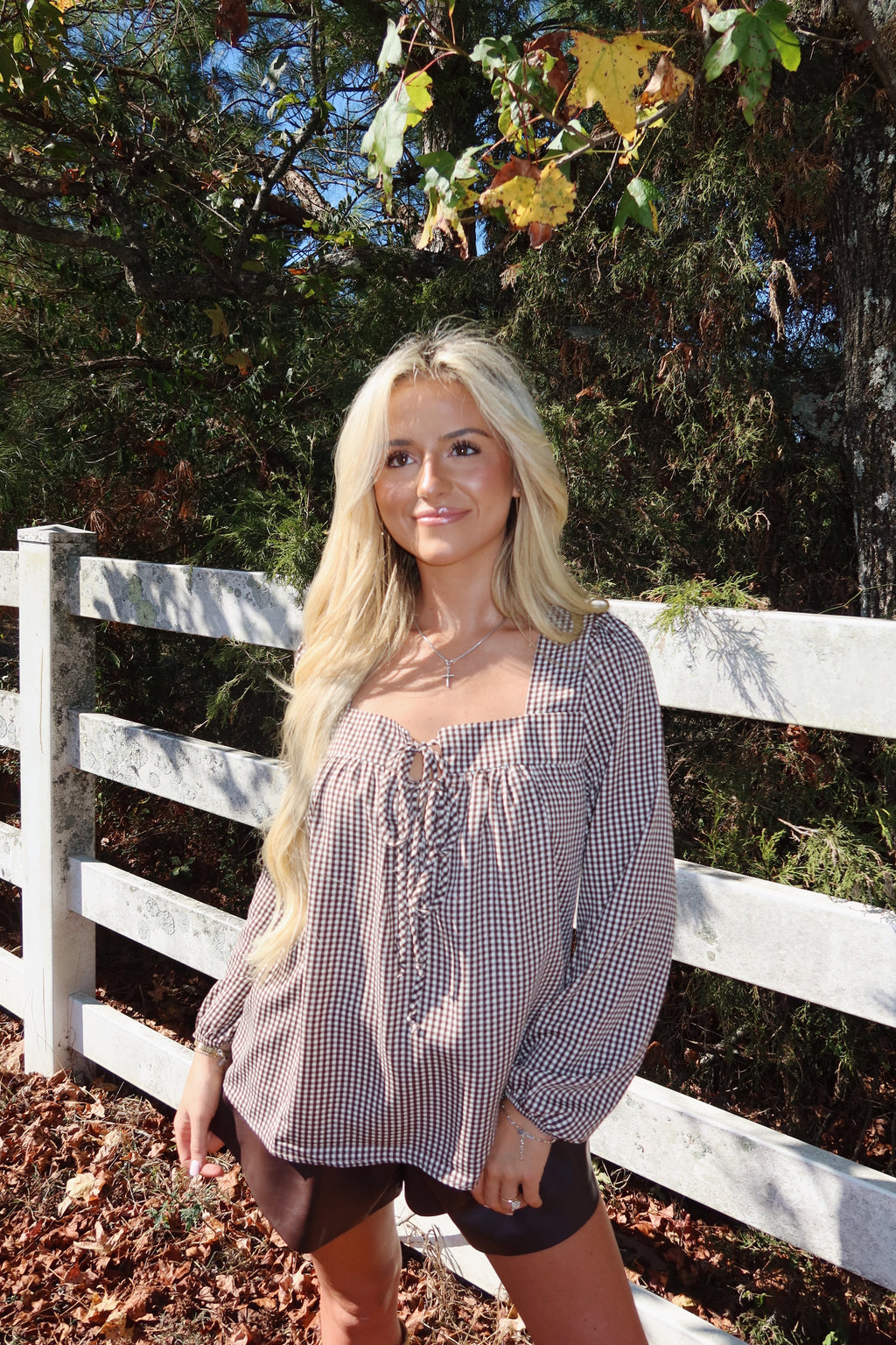 Scarlett Gingham Blouse