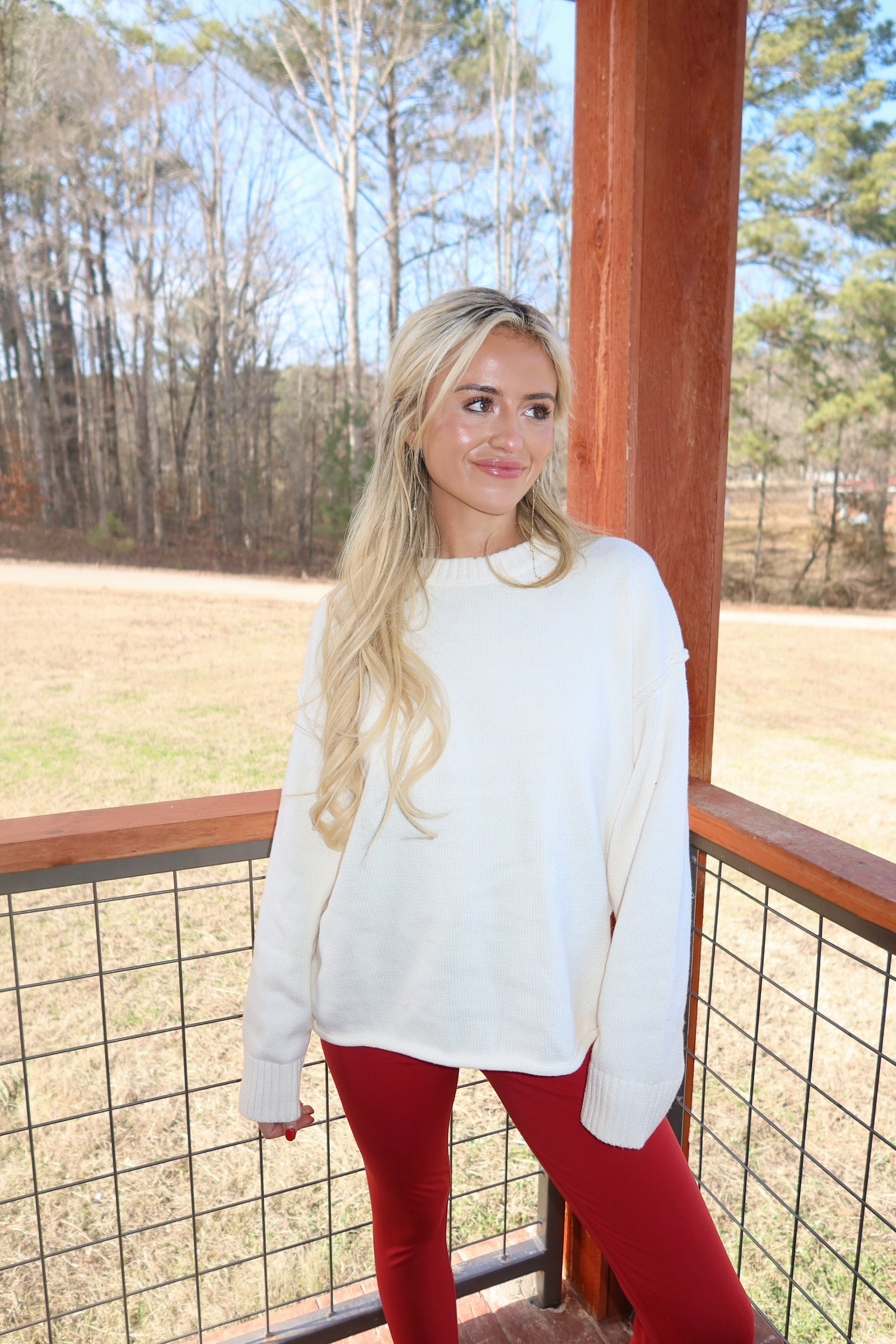 Ivory Ease Sweater