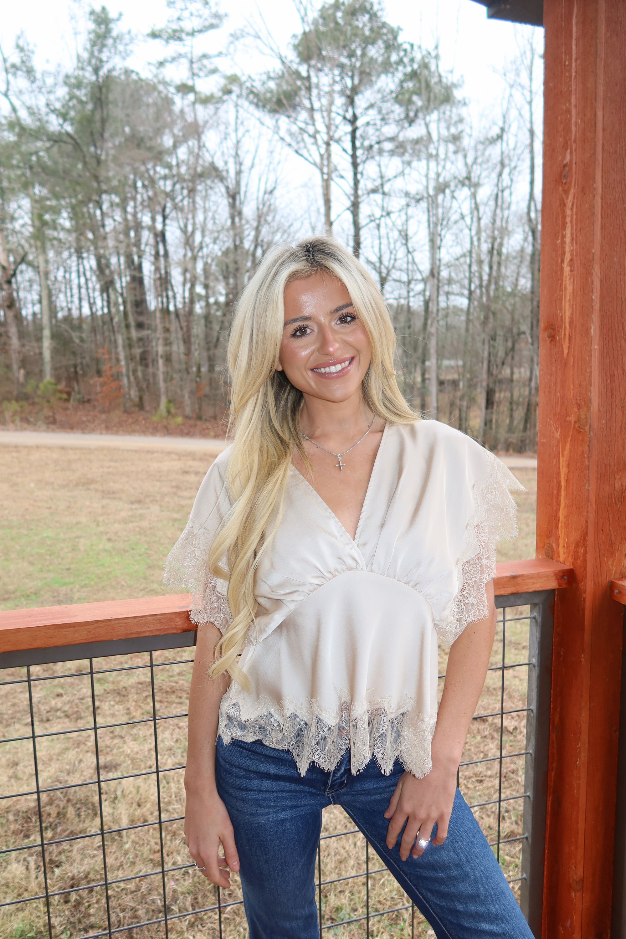 Ivory Muse Blouse