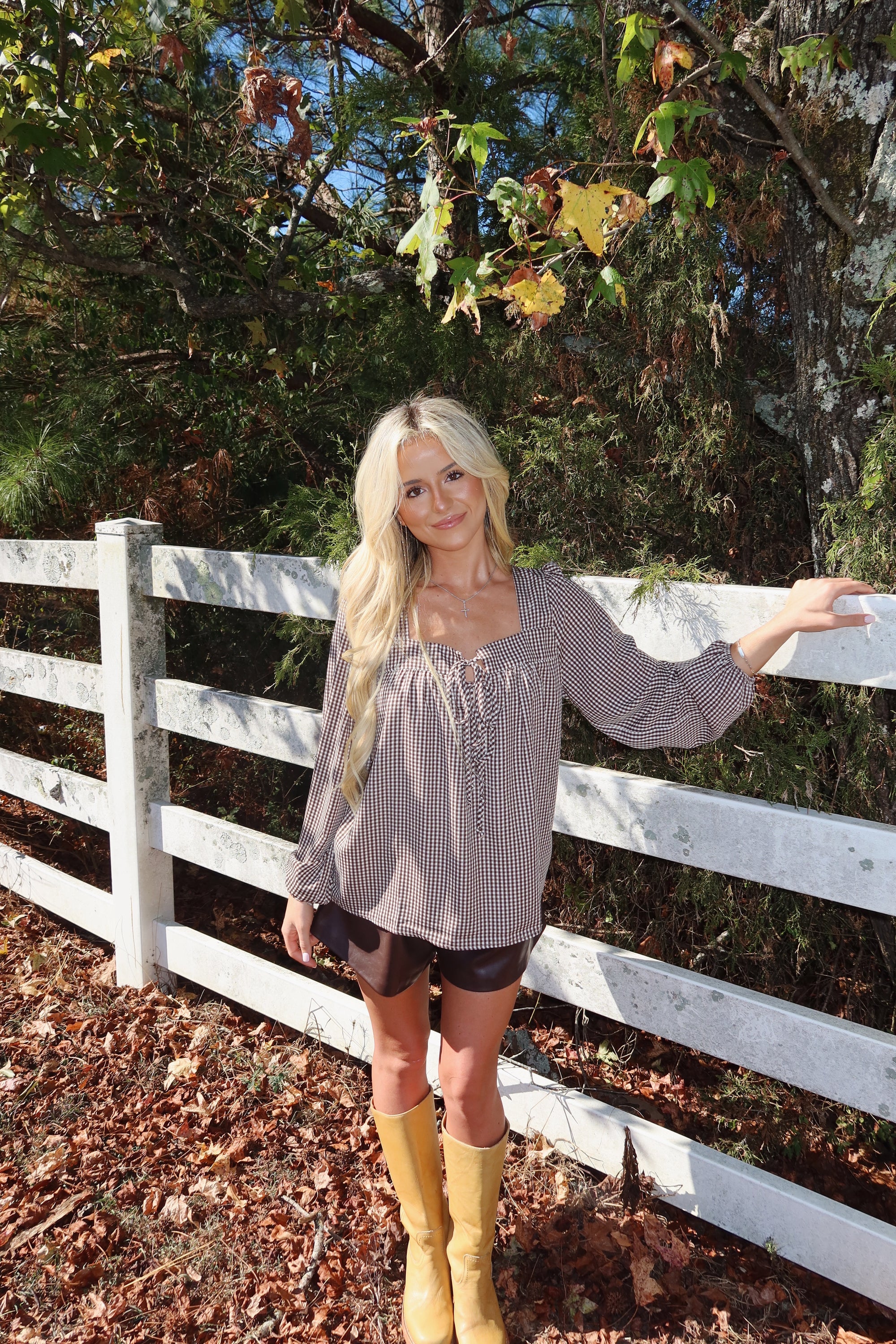 Scarlett Gingham Blouse