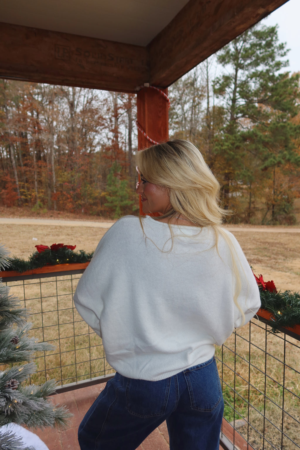 LAST ONE* Clara Cardigan (White)