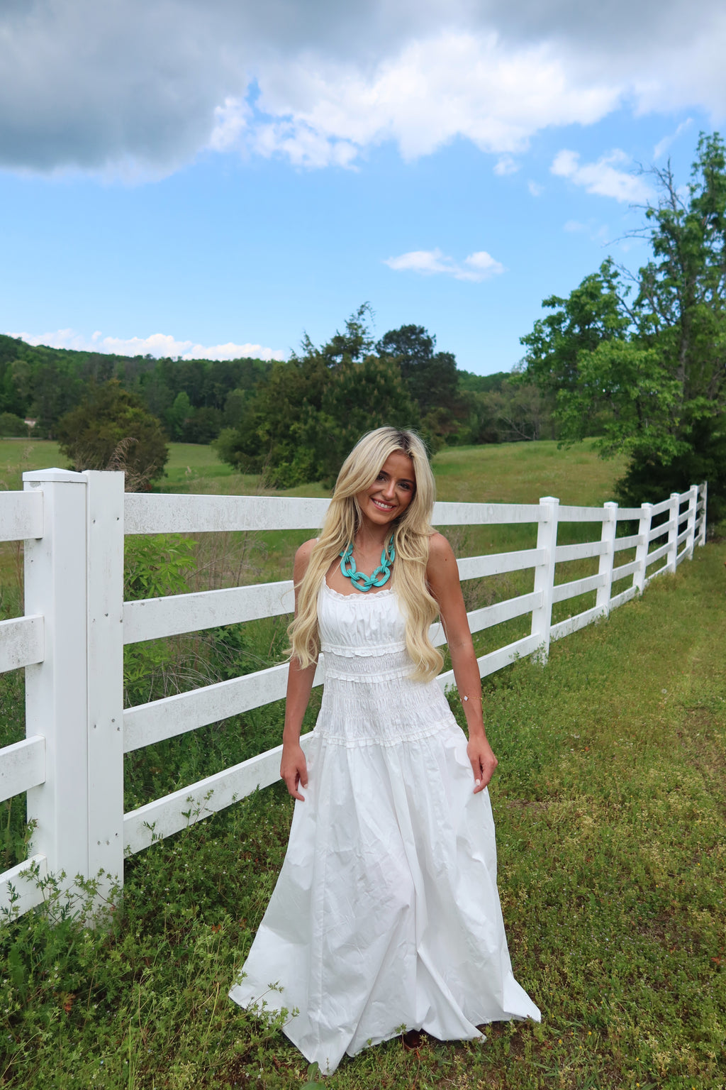 Marcie Smocked Maxi Dress