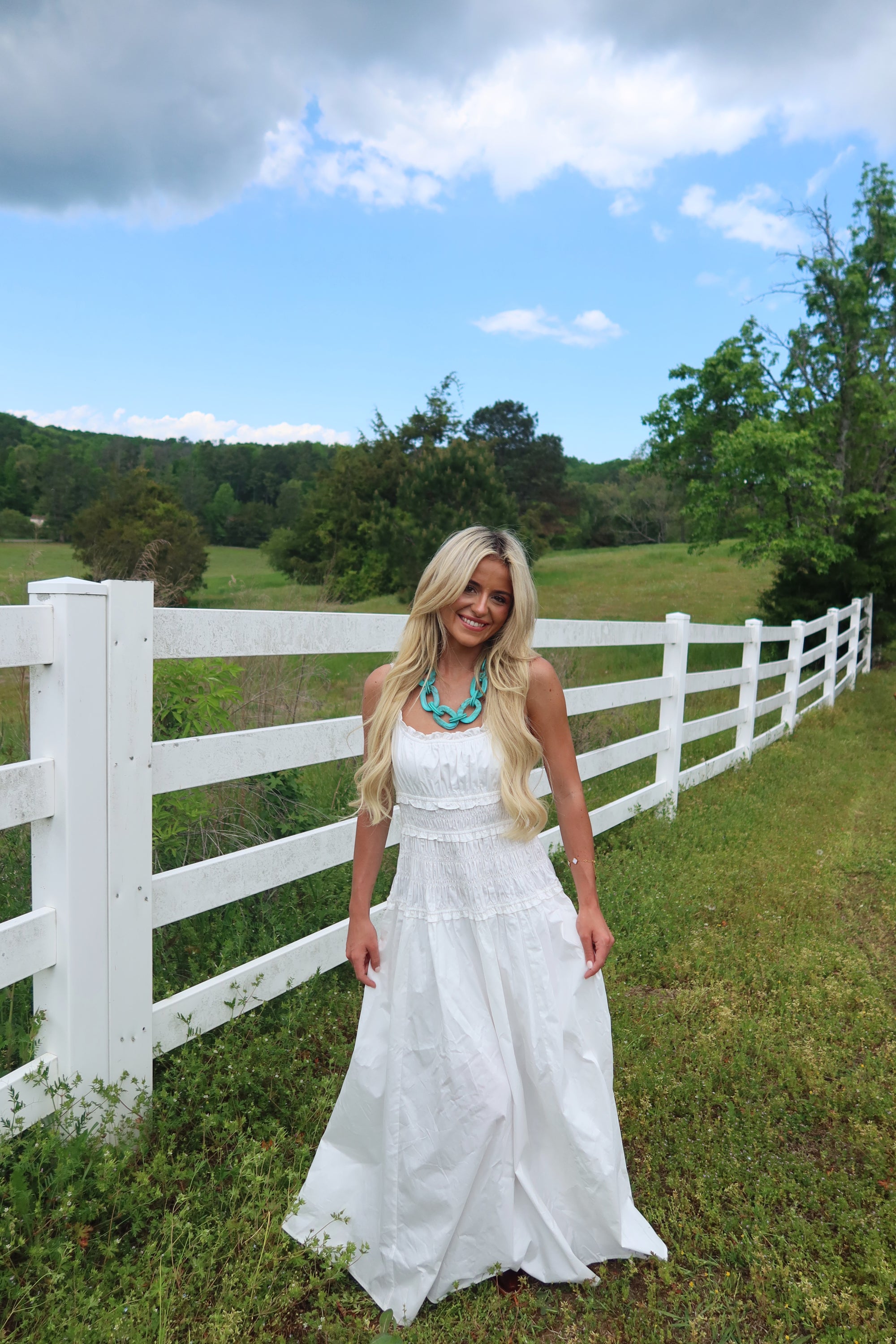 Marcie Smocked Maxi Dress