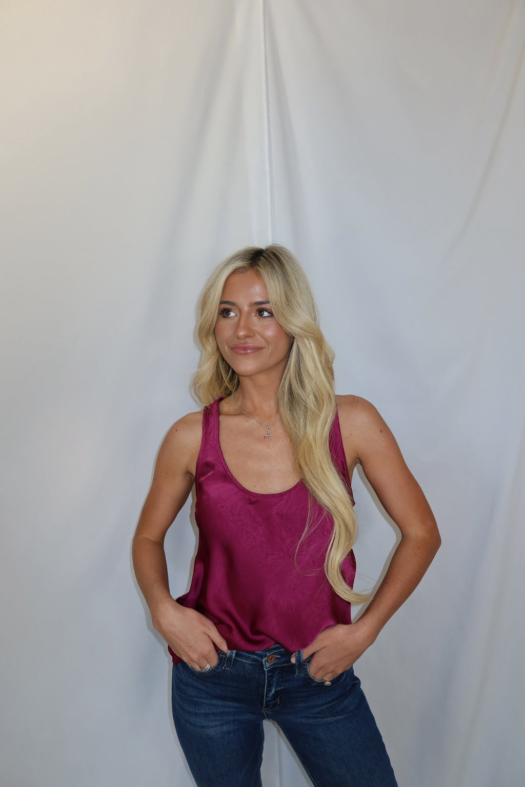 Bree Crushed Satin Top