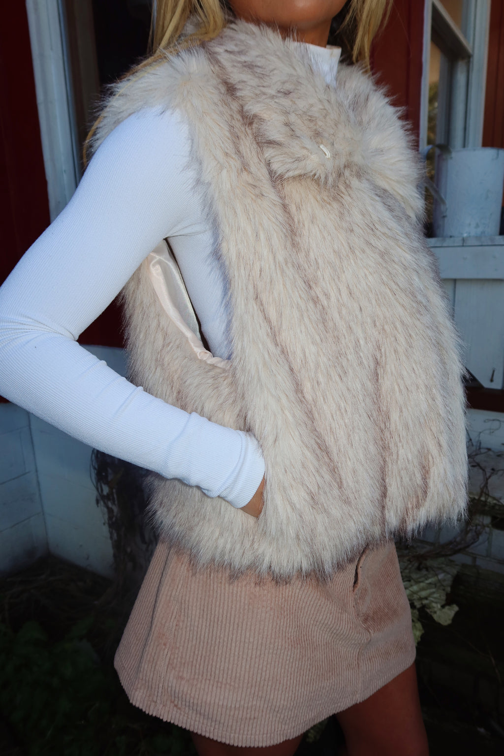 The Fifth Ave Fur Vest