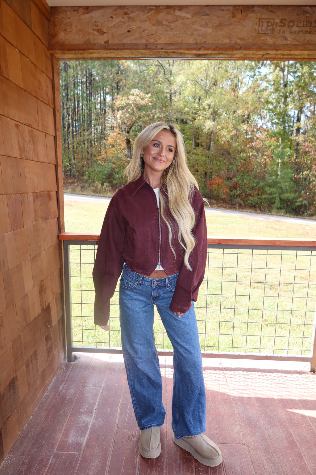 Midnight Merlot Bomber Jacket