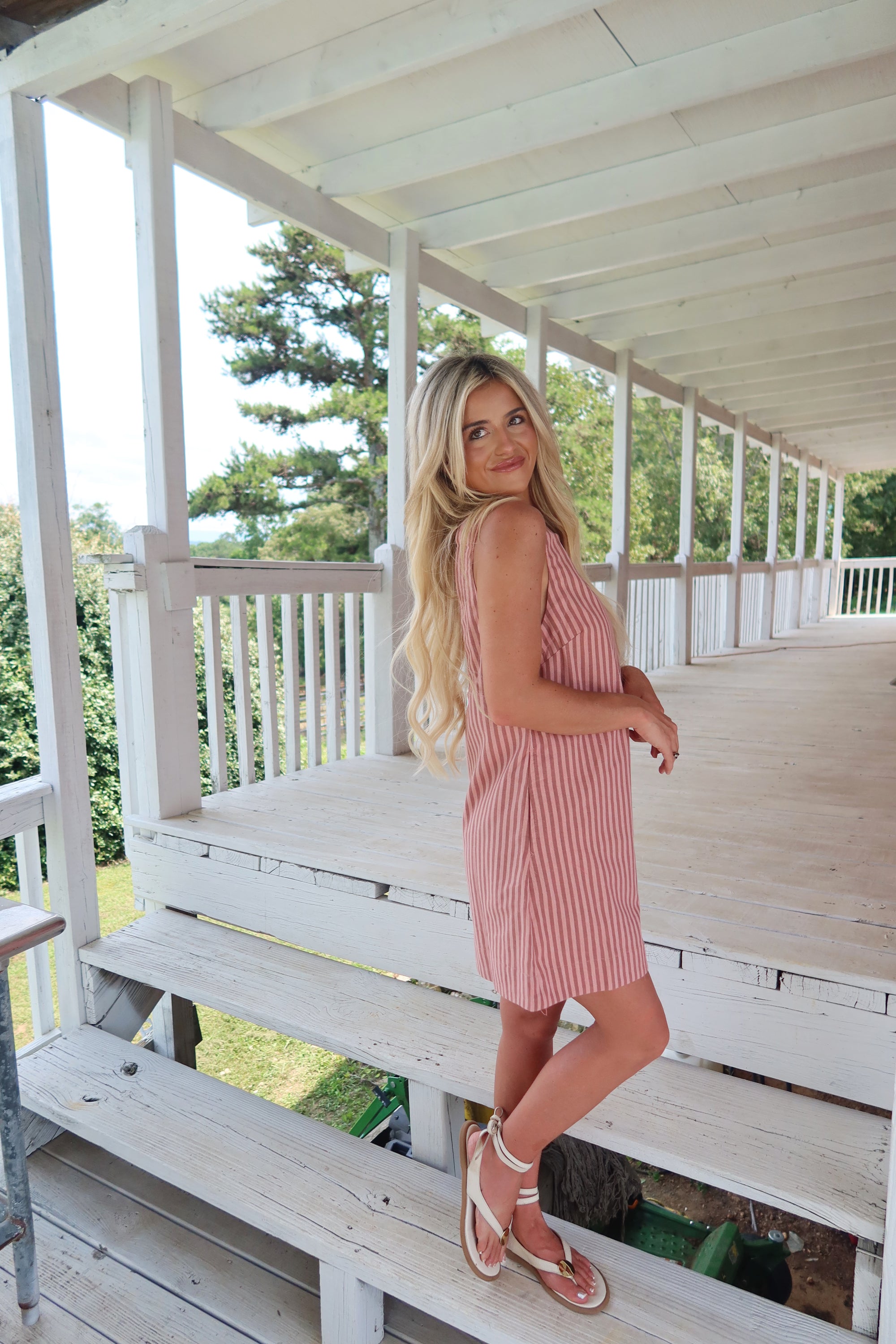 Charis Stripe Mini Dress
