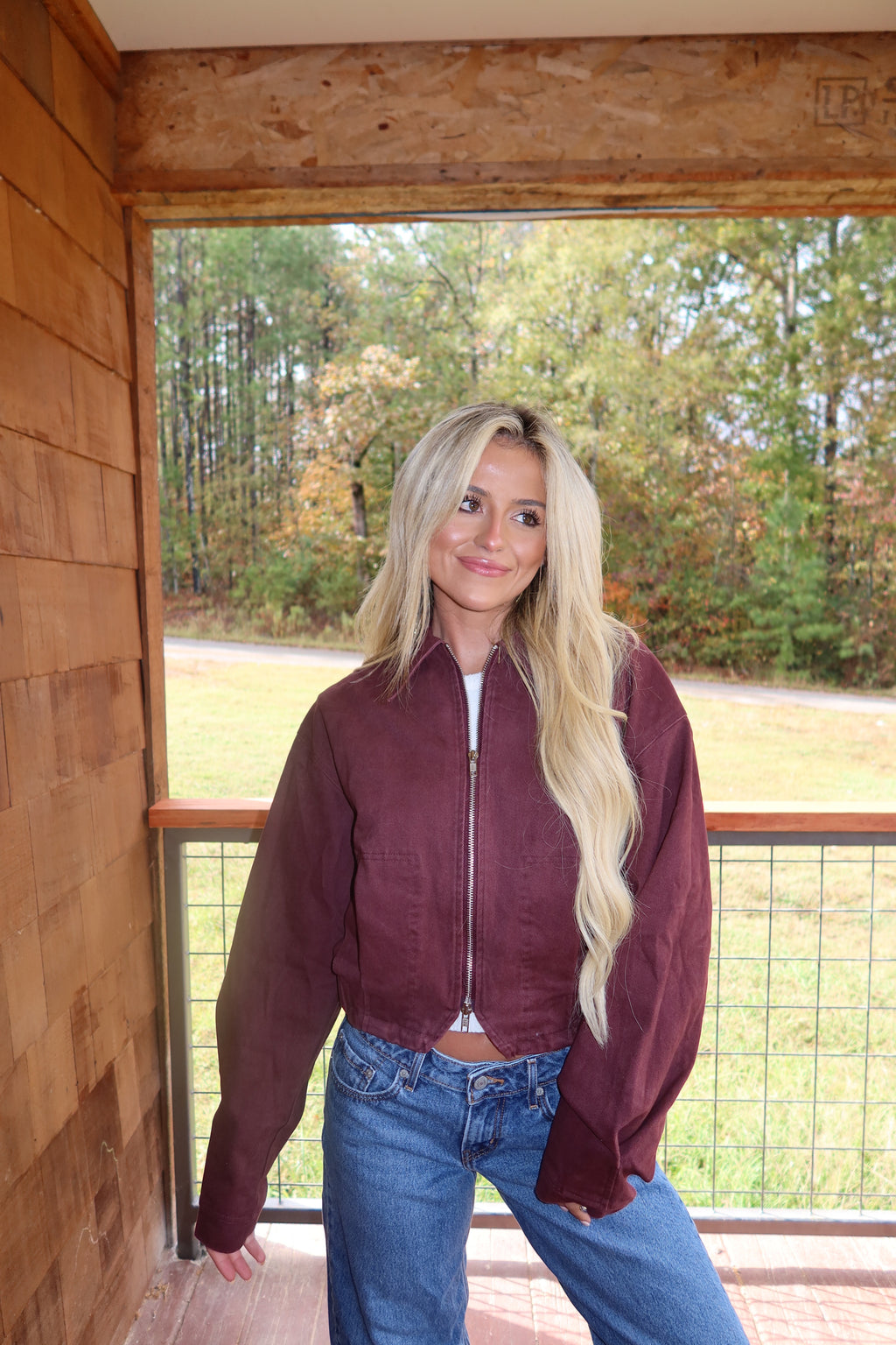 Midnight Merlot Bomber Jacket