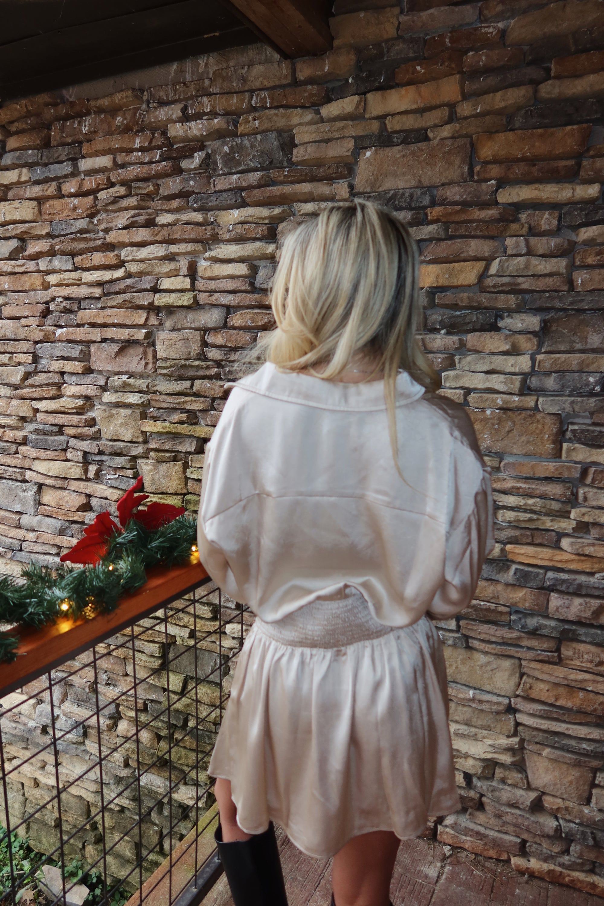 Champagne Glow Romper