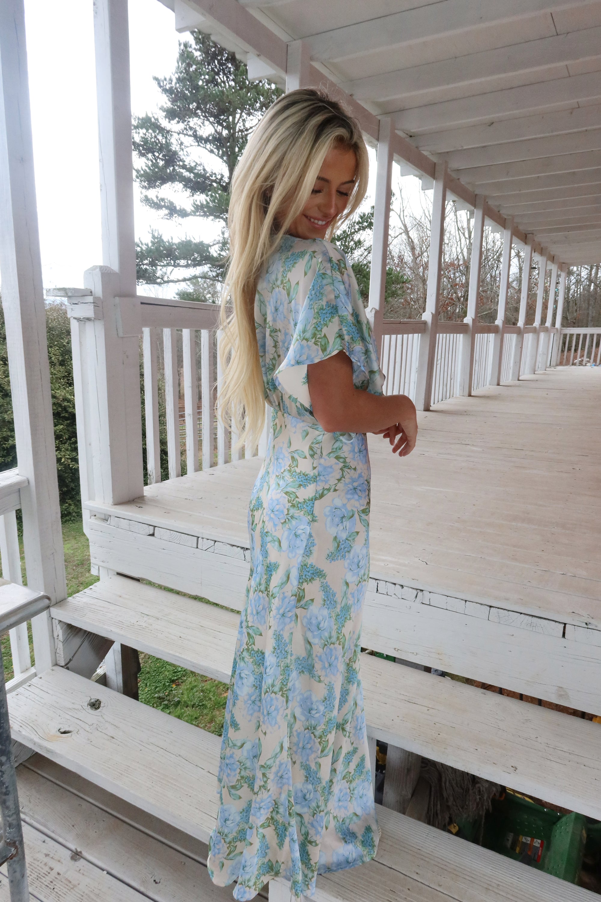 Charlotte Floral Maxi Dress