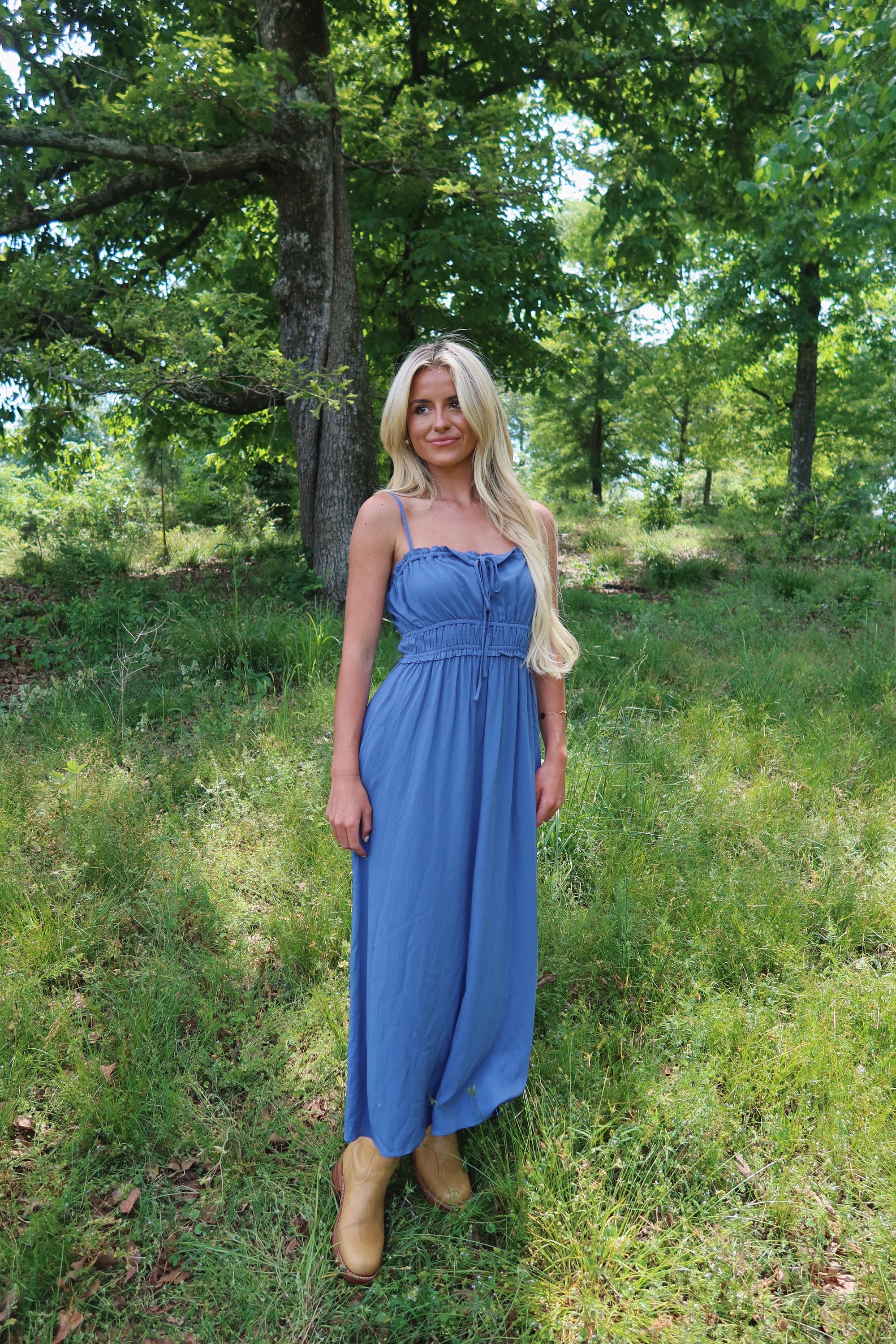 Angel Smocked Maxi Dress – The Wknd Social