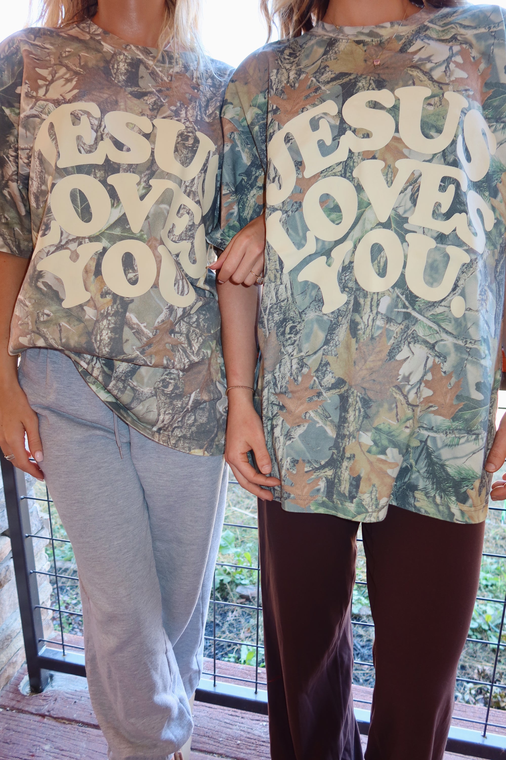 JESUS LOVES YOU Camo Tee