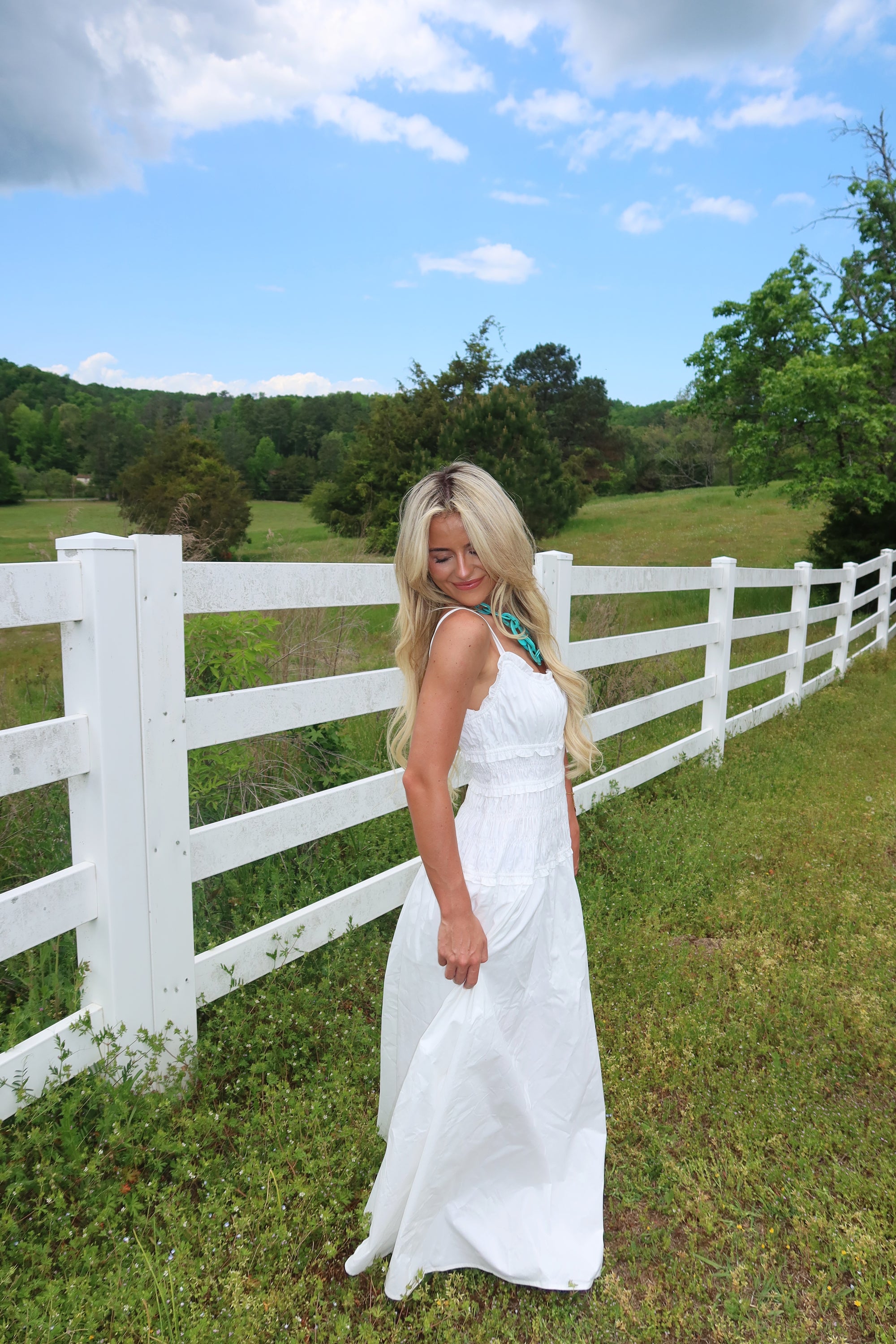 Marcie Smocked Maxi Dress