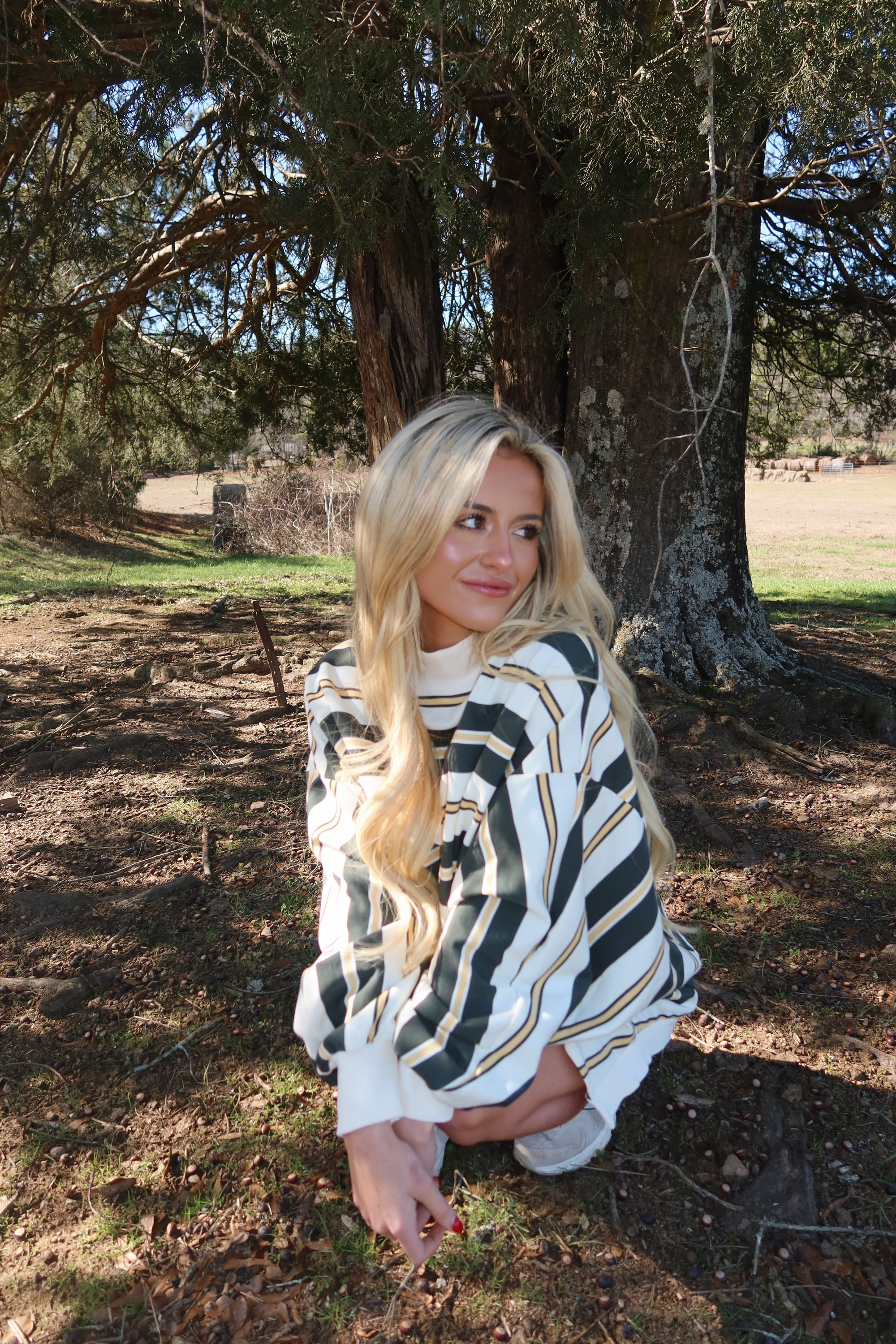 Varsity Mock Neck (Green)