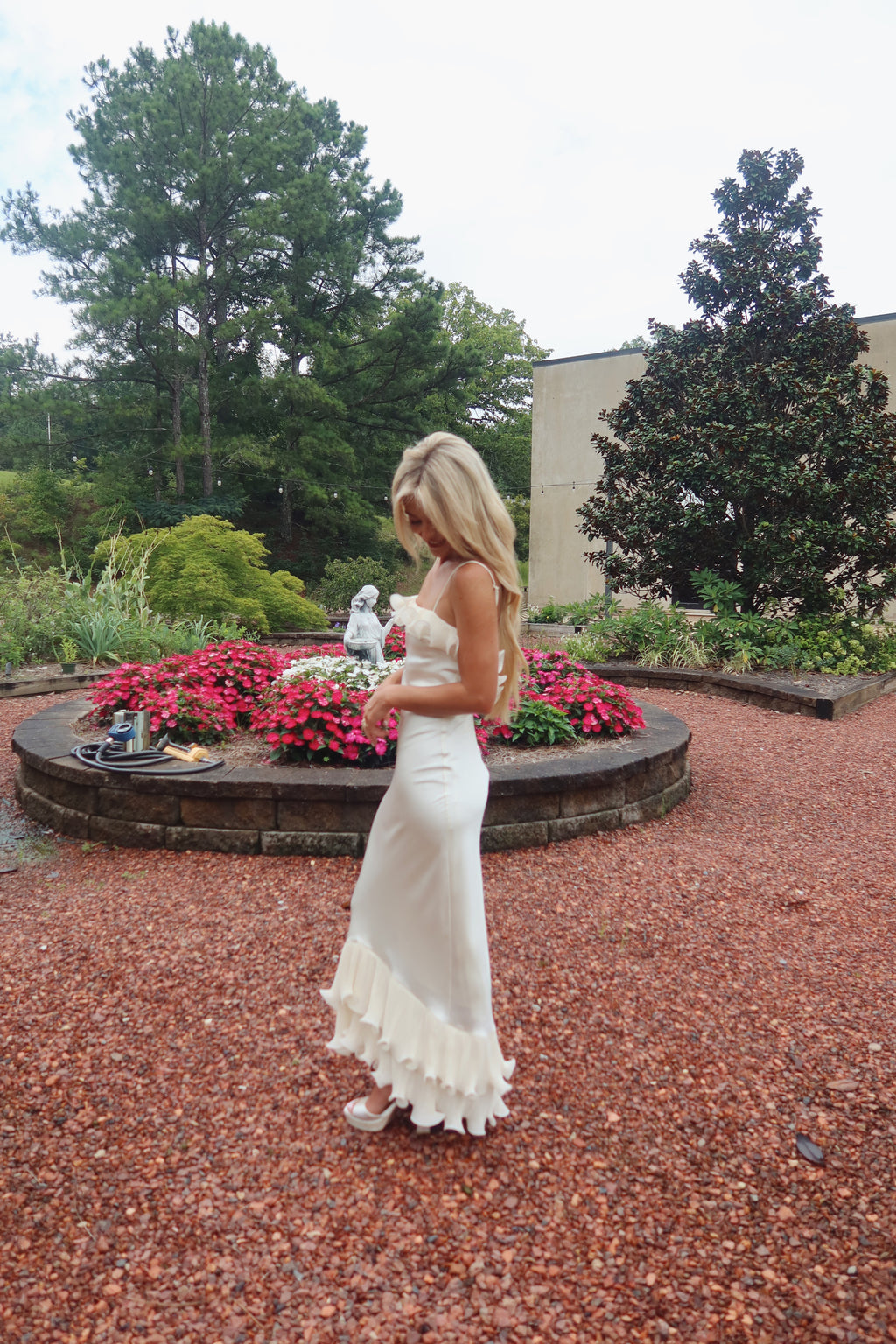 The Fleur Maxi Dress (ivory)