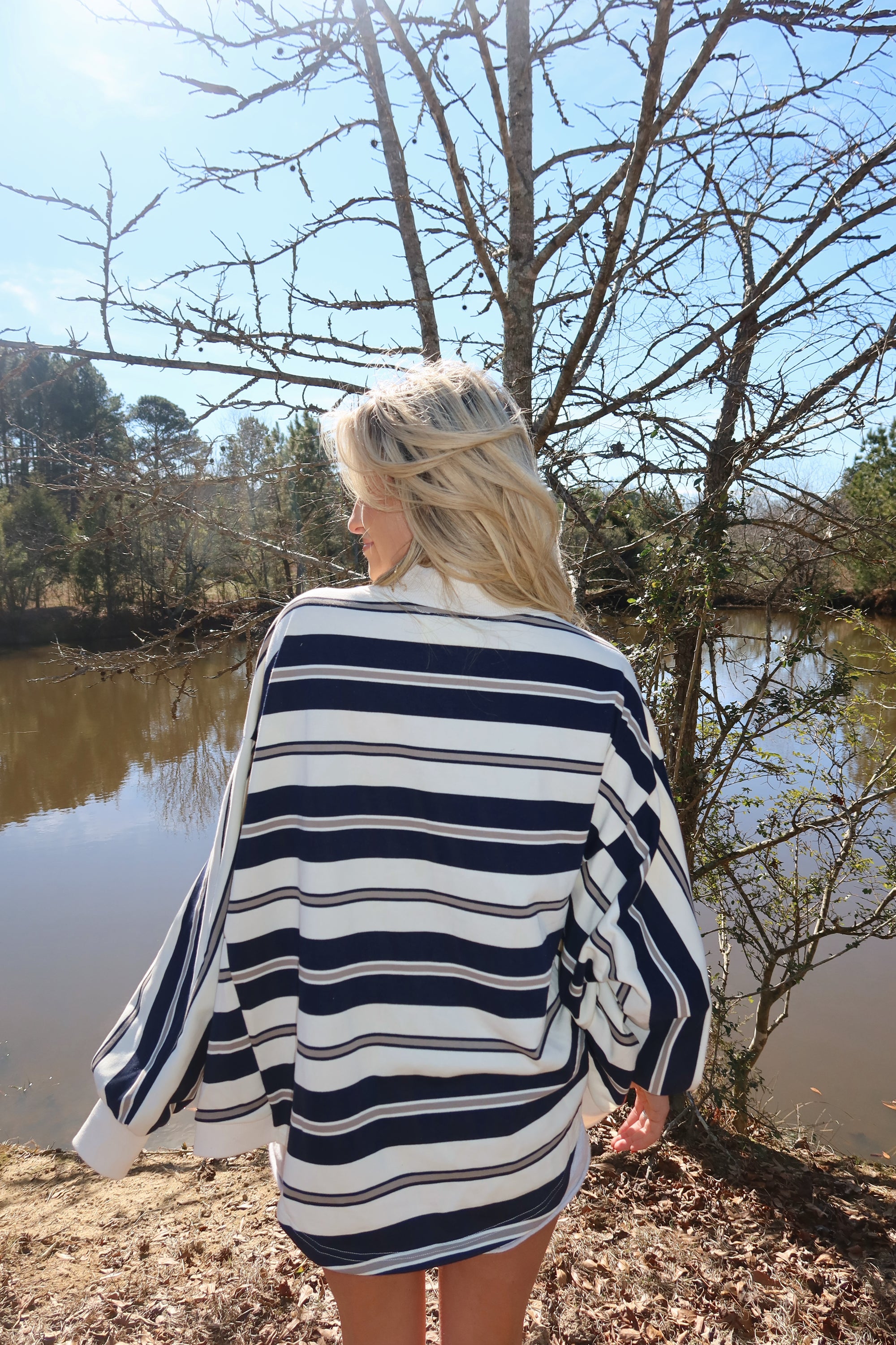 Varsity Mock neck (Navy)