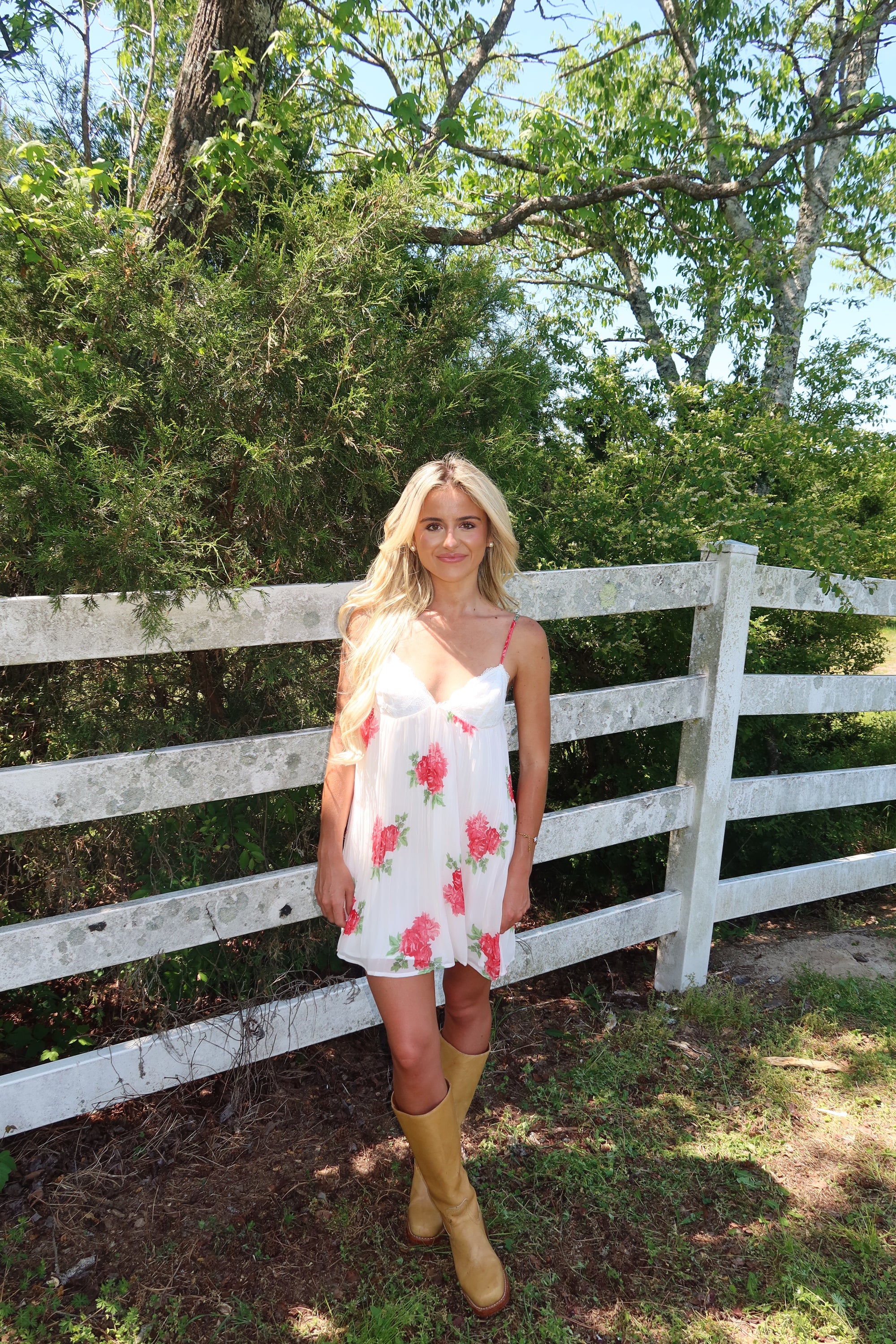 Adelaide Lace Layered Swing Dress