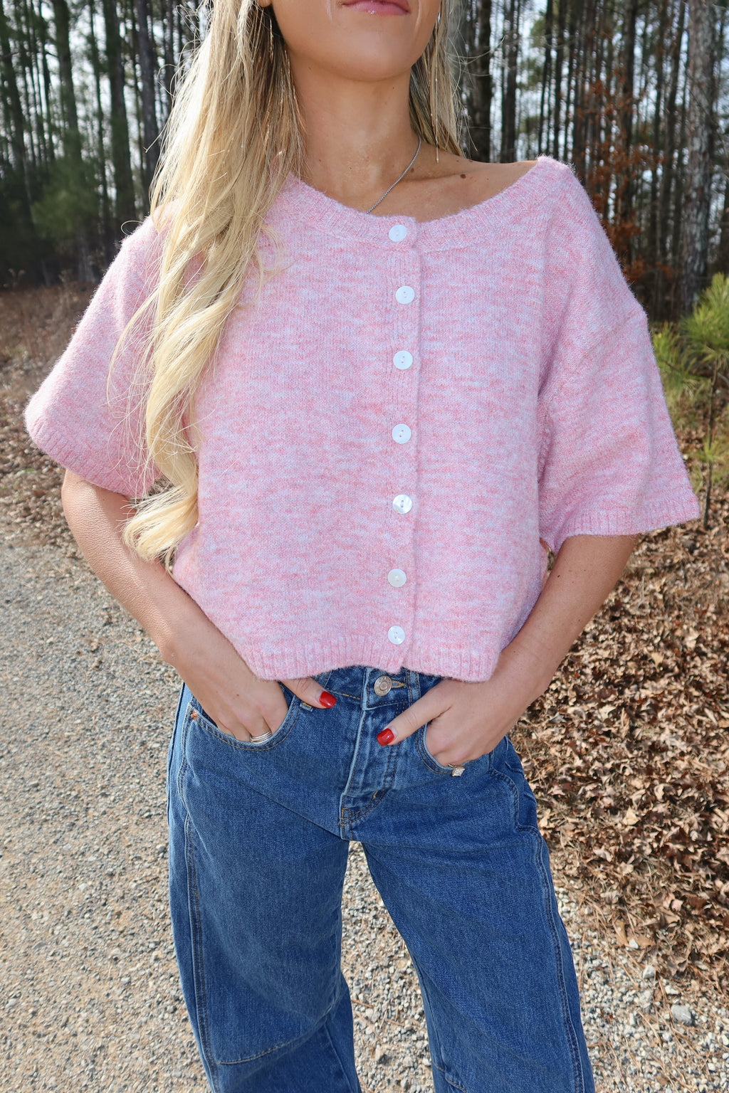 Cora Cardigan (Pink)