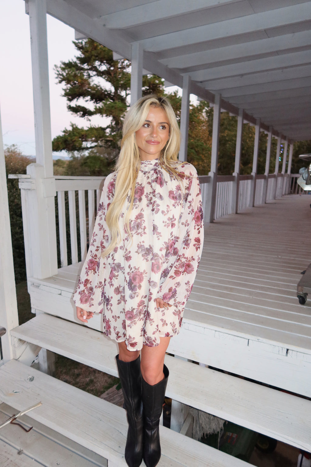 Magnolia High Neck Romper