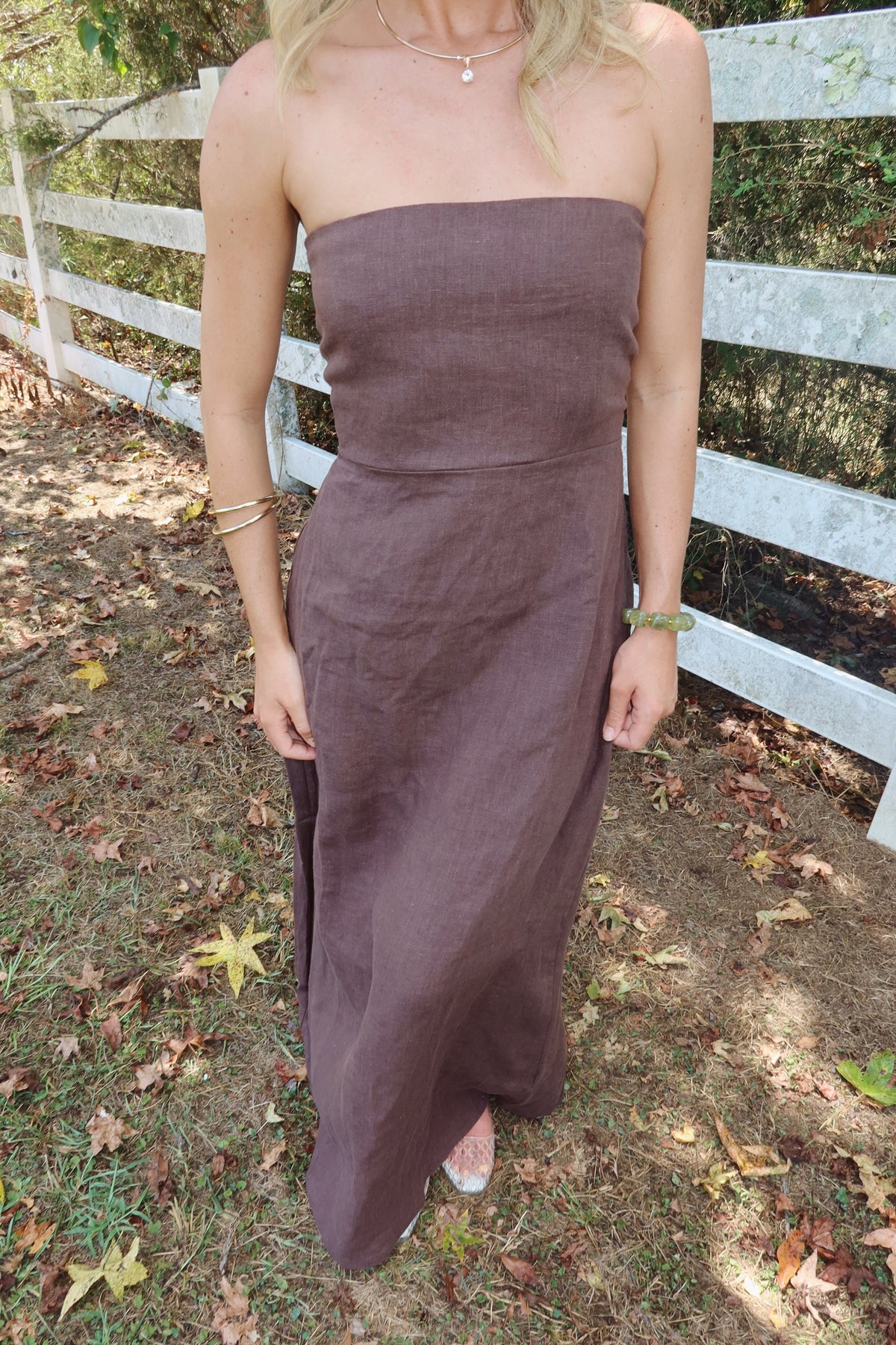 Iris Linen Maxi Dress