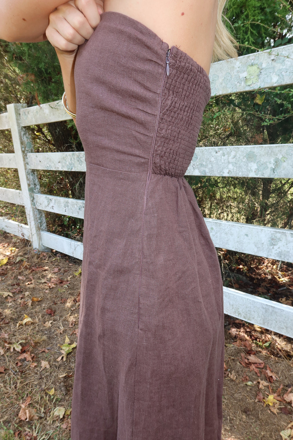 Iris Linen Maxi Dress