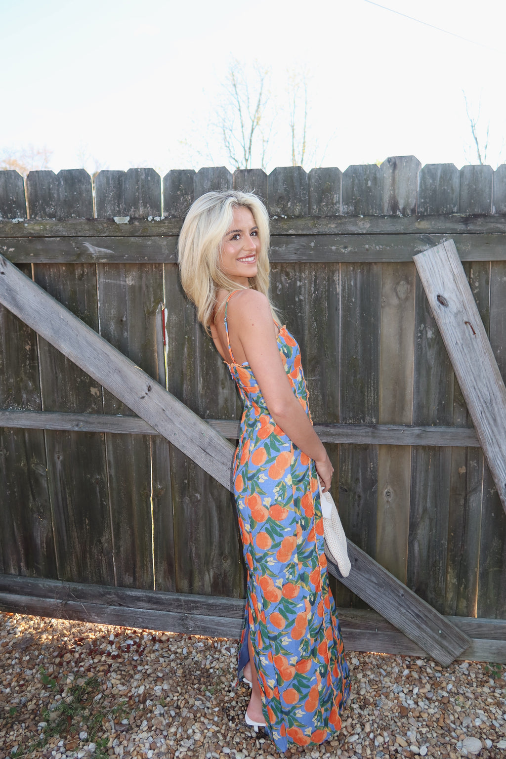 The Orange Grove Midi Dress