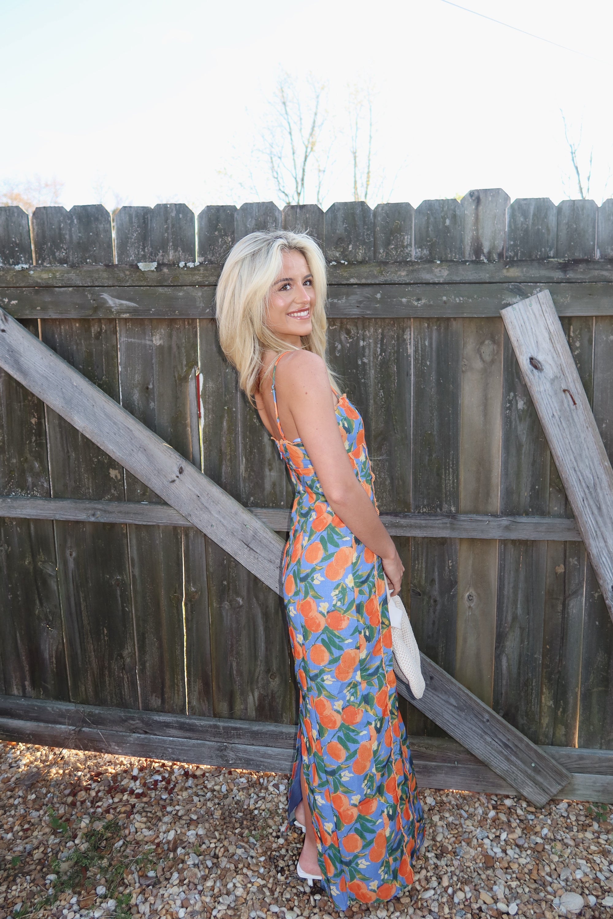The Orange Grove Midi Dress