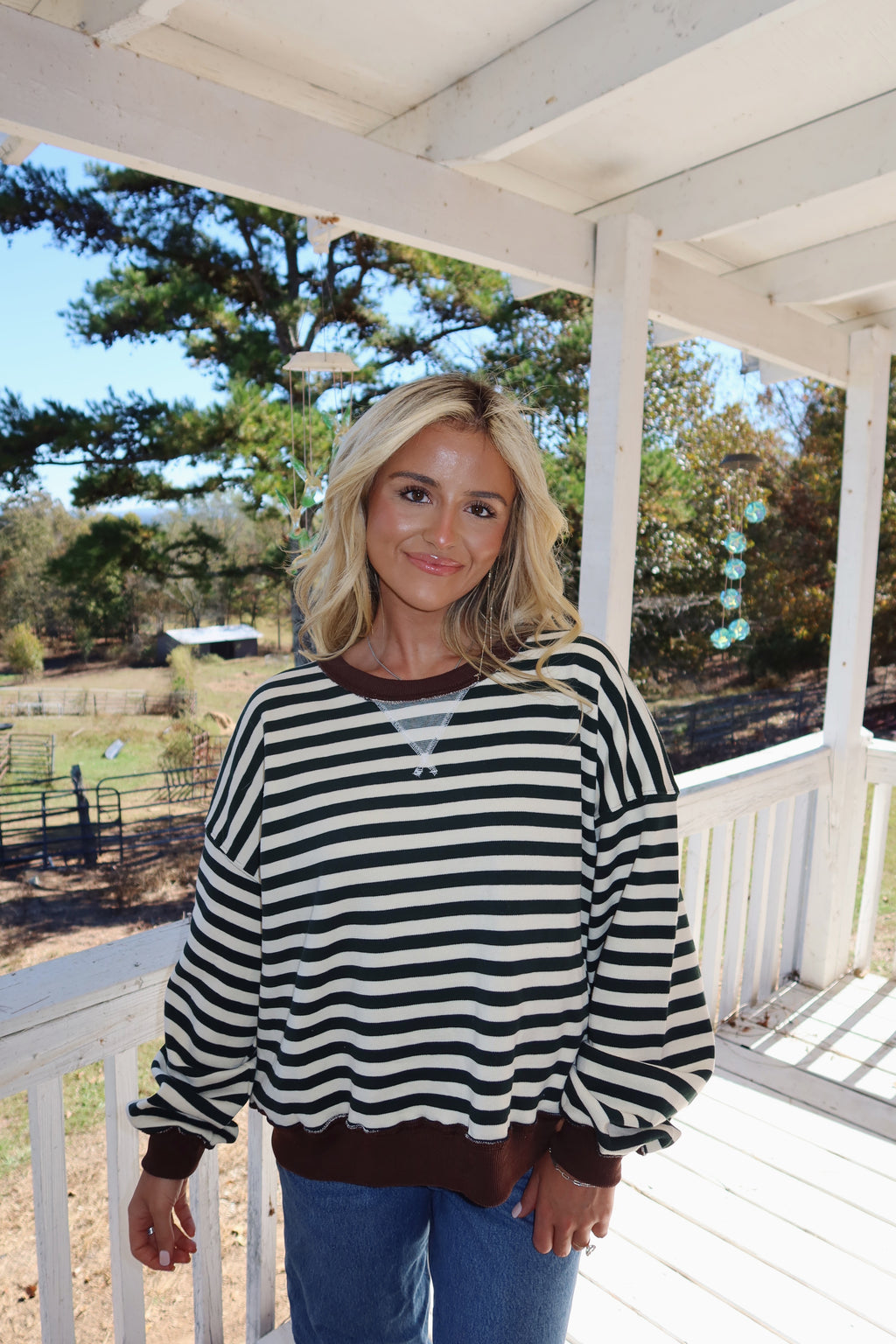 Blair Striped Pullover